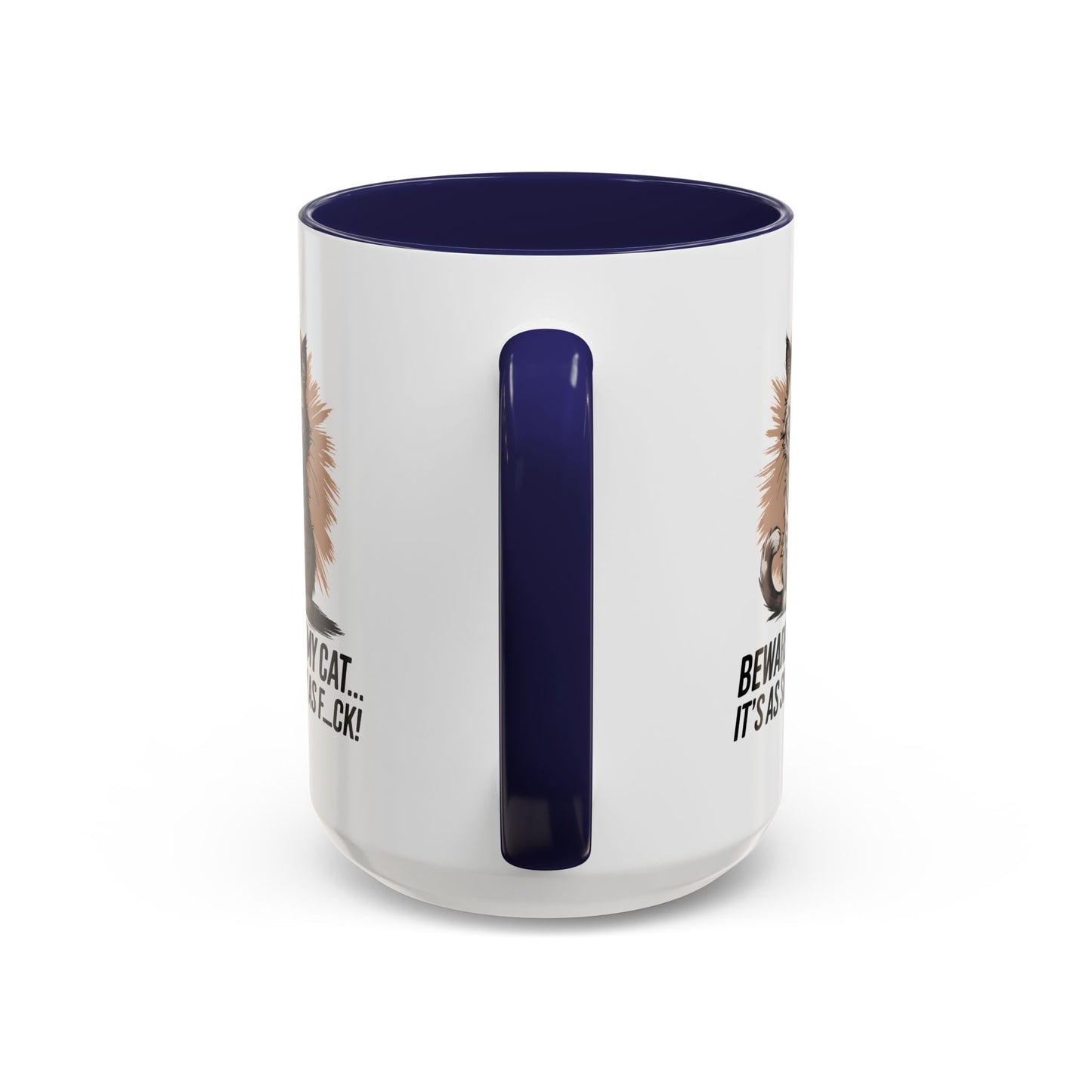 Humor Mug - Beware of My Cat