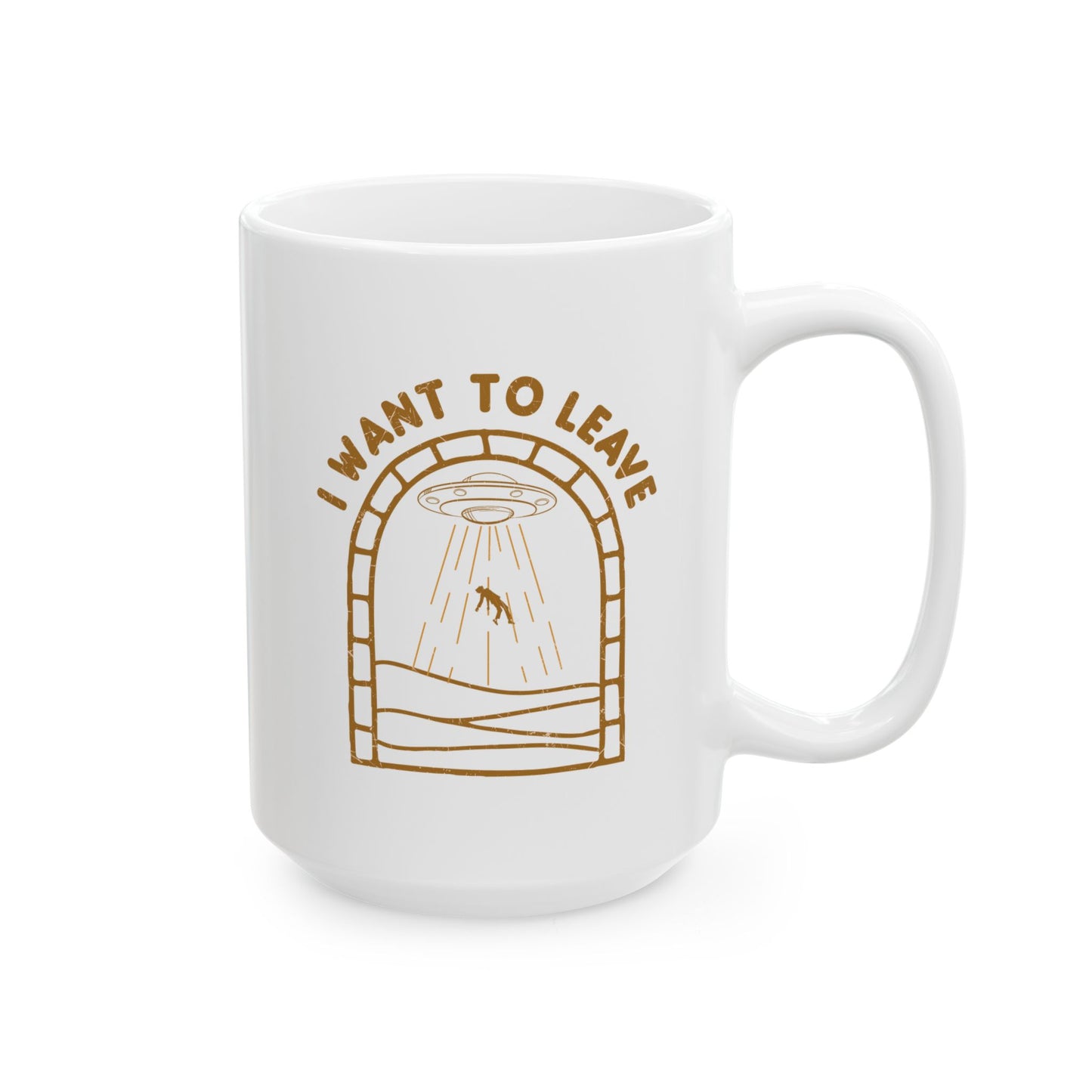 Alien Mug - I Want To Leave