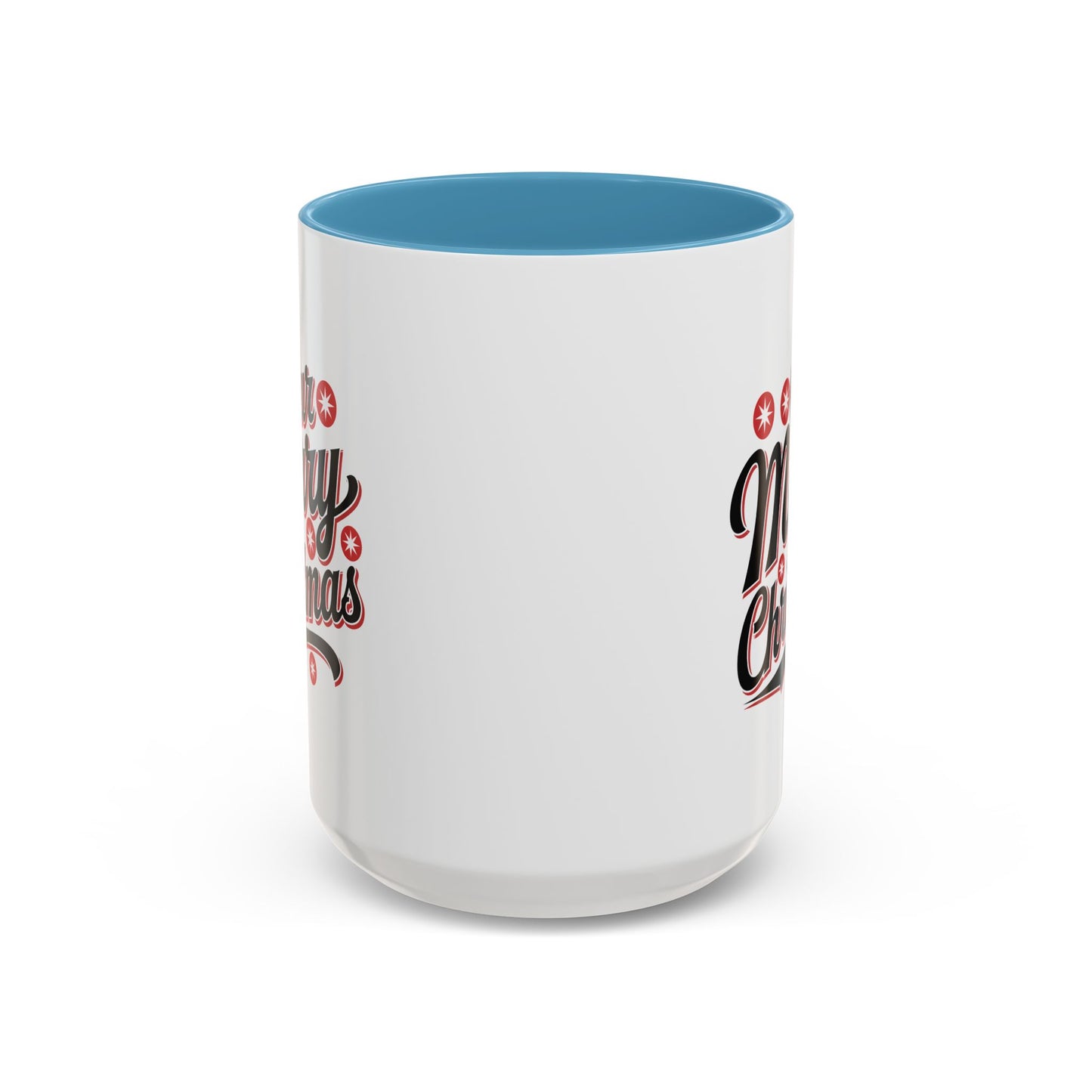 Christmas Mug - Merry Christmas Black Red & White Baseball Text