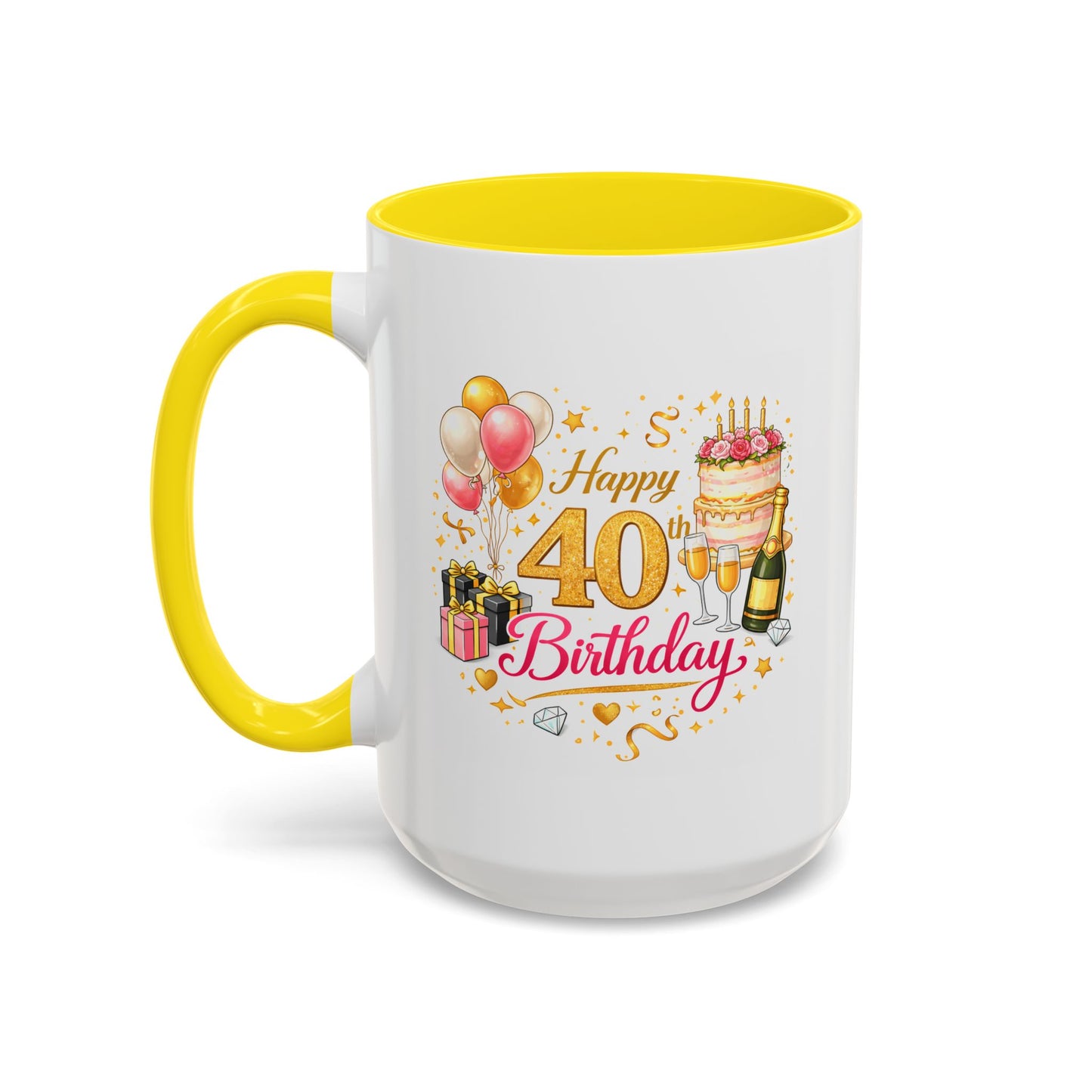 Birthday Mug - Happy 40th