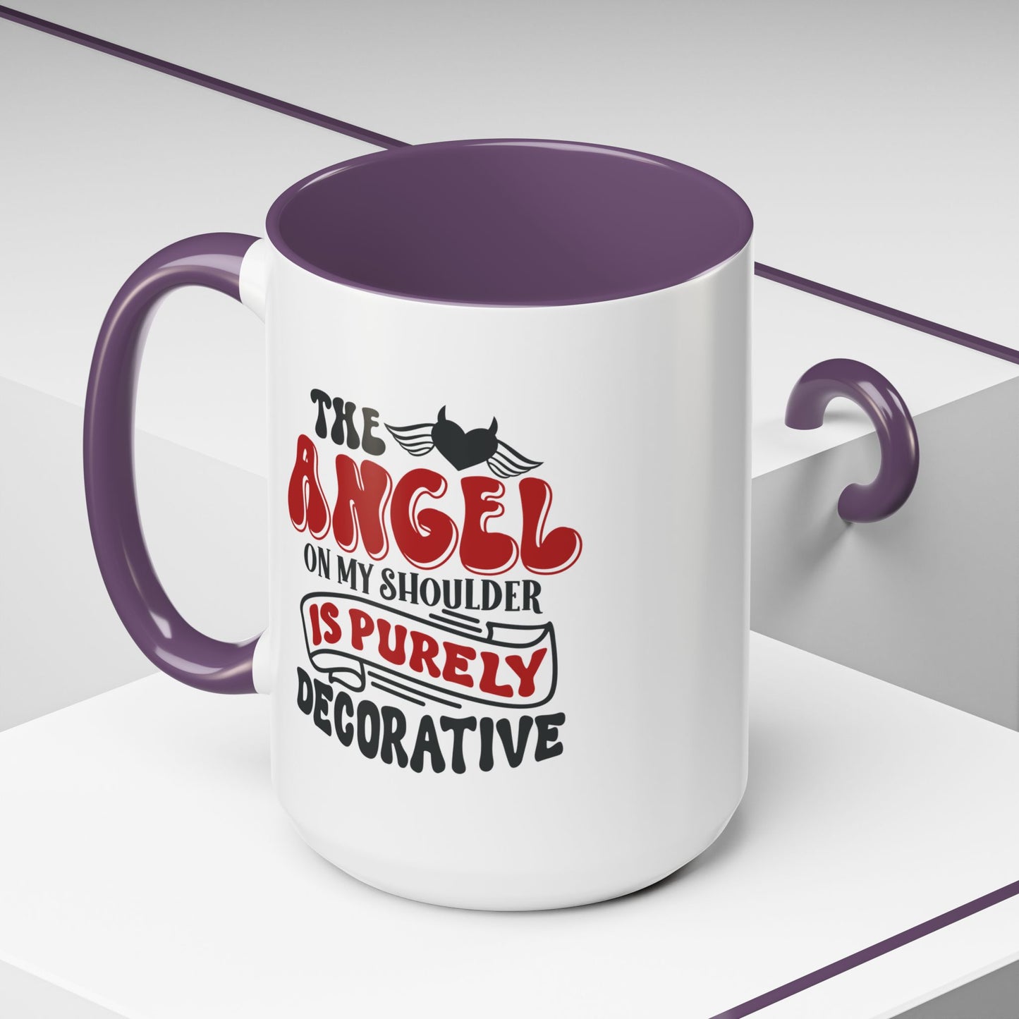 Humor Mug - The Angel on my Shoulder