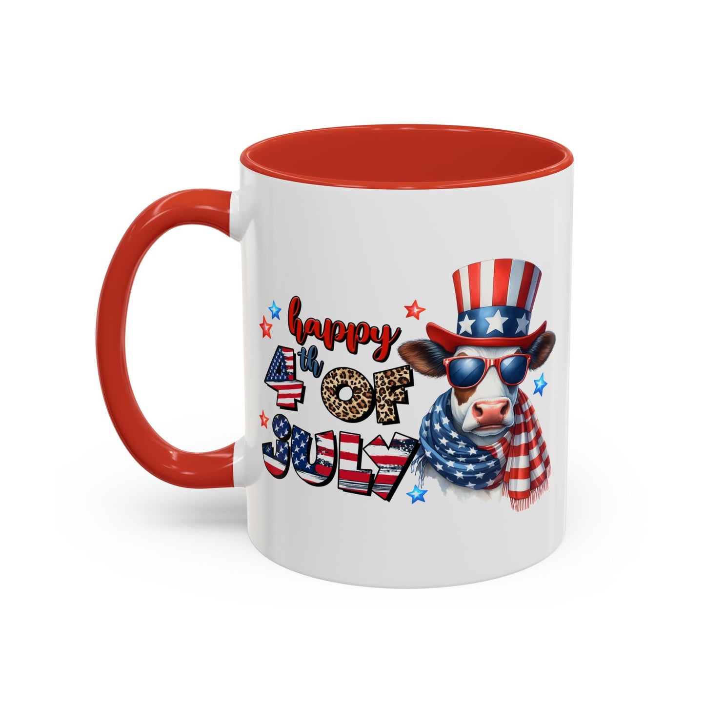 4th of July - Happy 4th of July Cool Cow