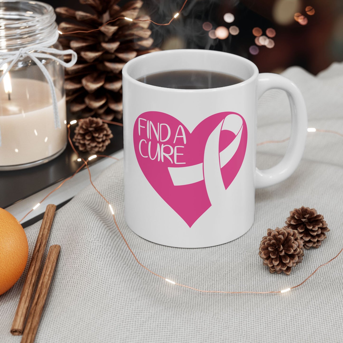 Support Mug - Find A Cure