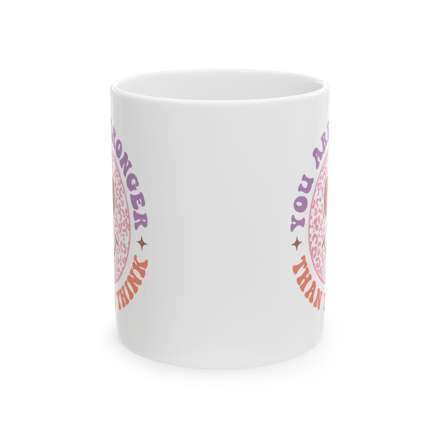 Motivation Mug - You Are Stronger Than You Think Smiley Face