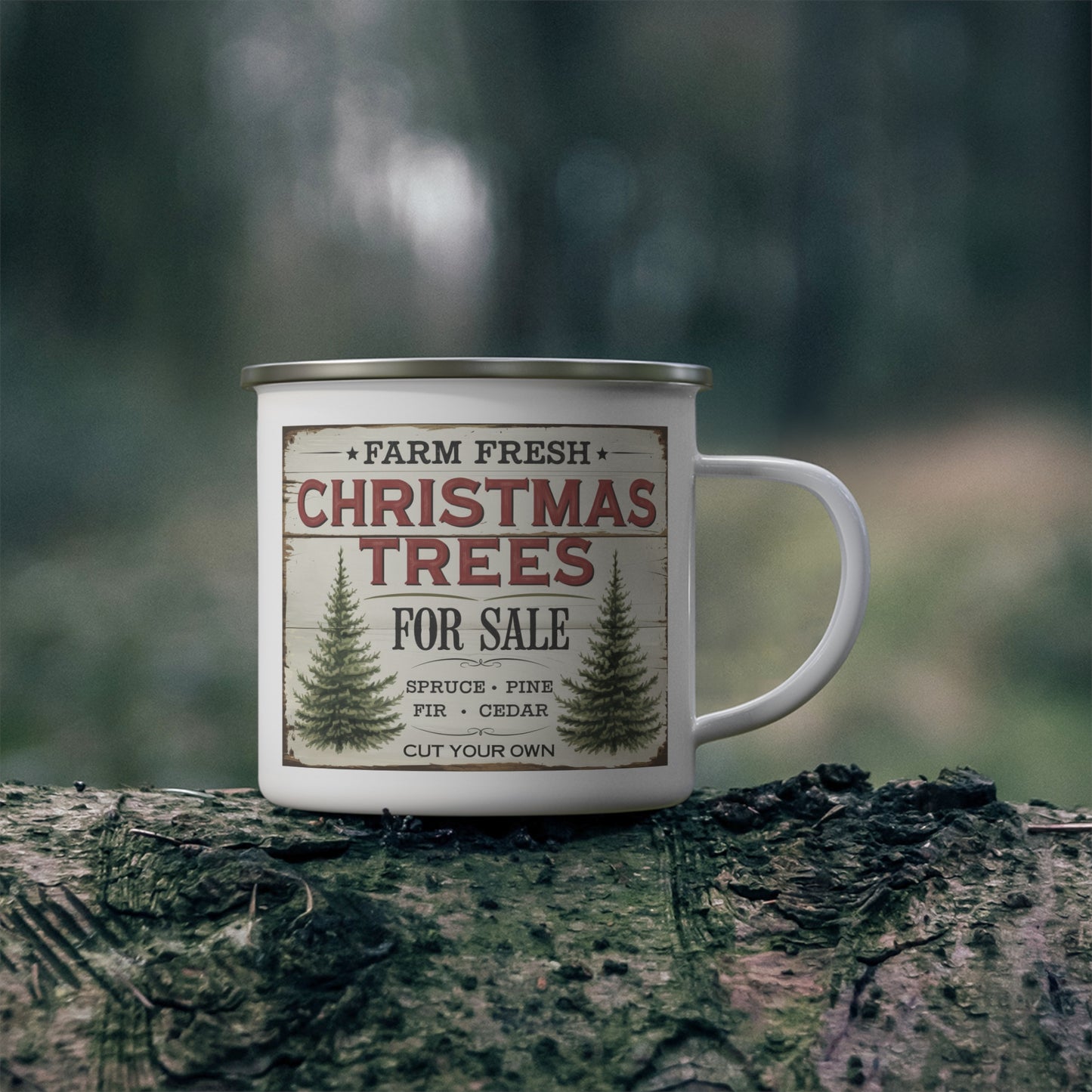 Christmas Mug - Farm Fresh Christmas Trees