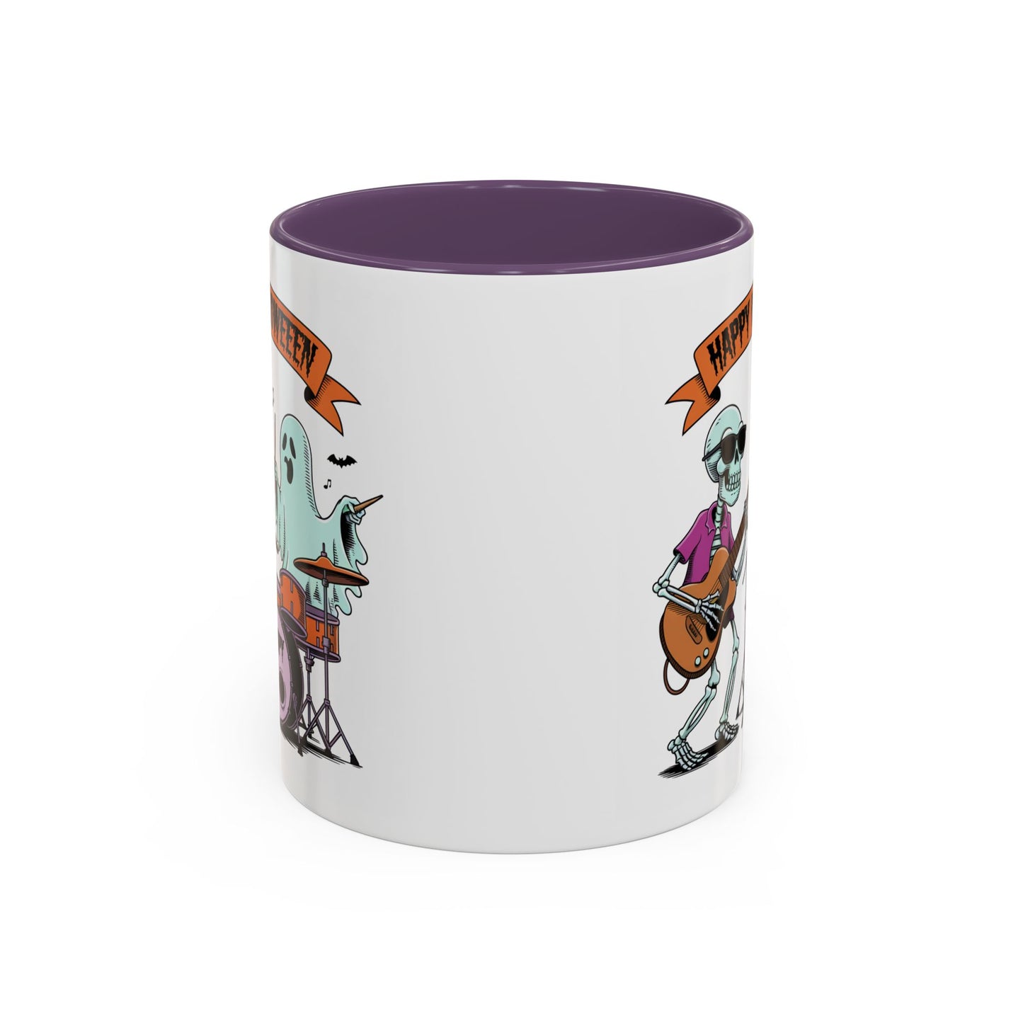 Halloween Mug - Skeleton & Ghost Band