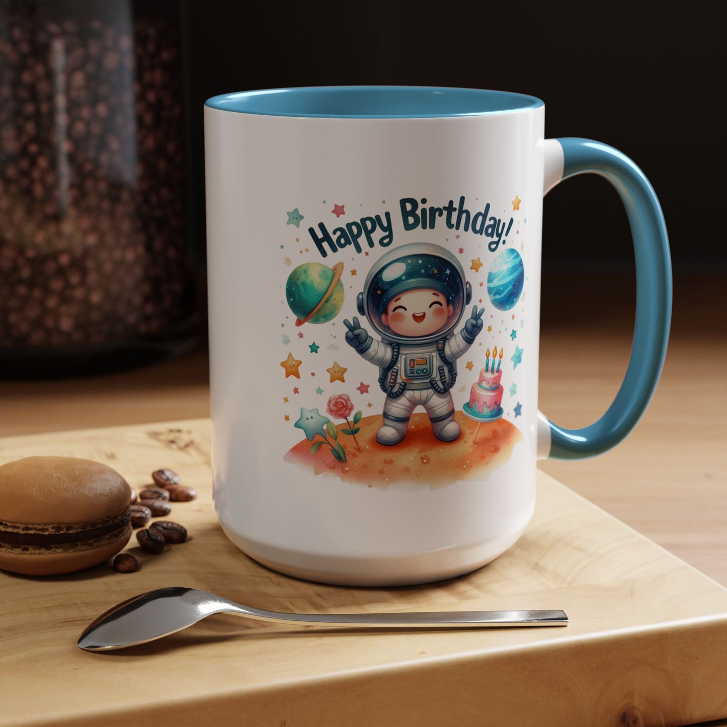 Birthday Mug - Happy Birthday Astronaut
