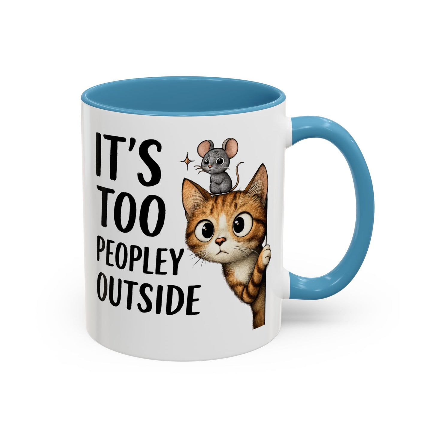 Animal Mug - It's Too Peopley Outside