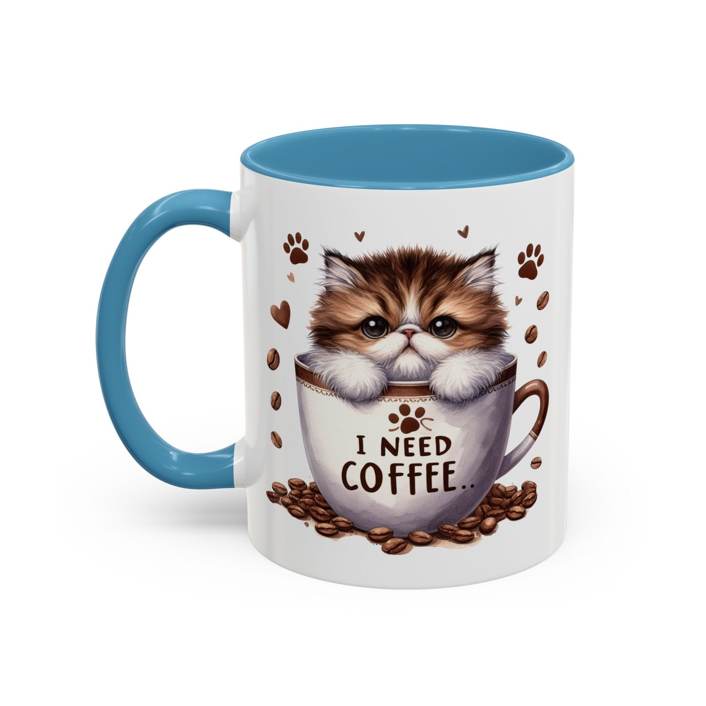 Animal Mug - I Need Coffee Kitten
