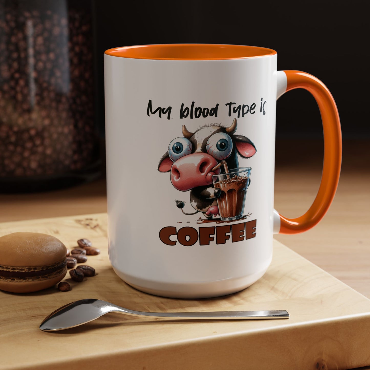 Humor Mug - My Blood Type is Coffee