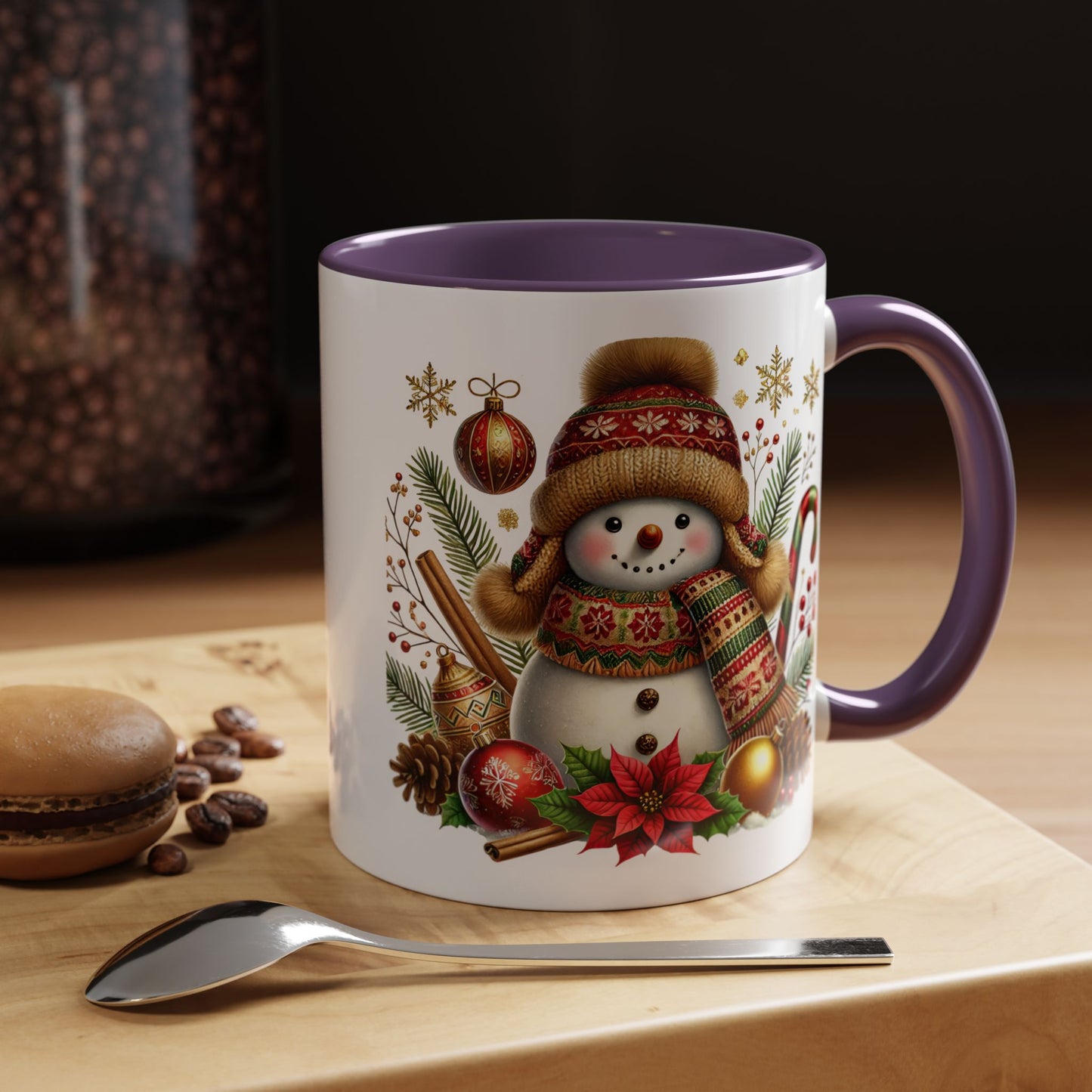 Christmas Mug - Gold Snowman