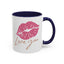 Valentine's Day Mug - Love You Lips Kiss
