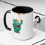 Humor Mug - Monster Drinks Coffee Spill