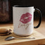 Valentine's Day Mug - Love You Lips Kiss