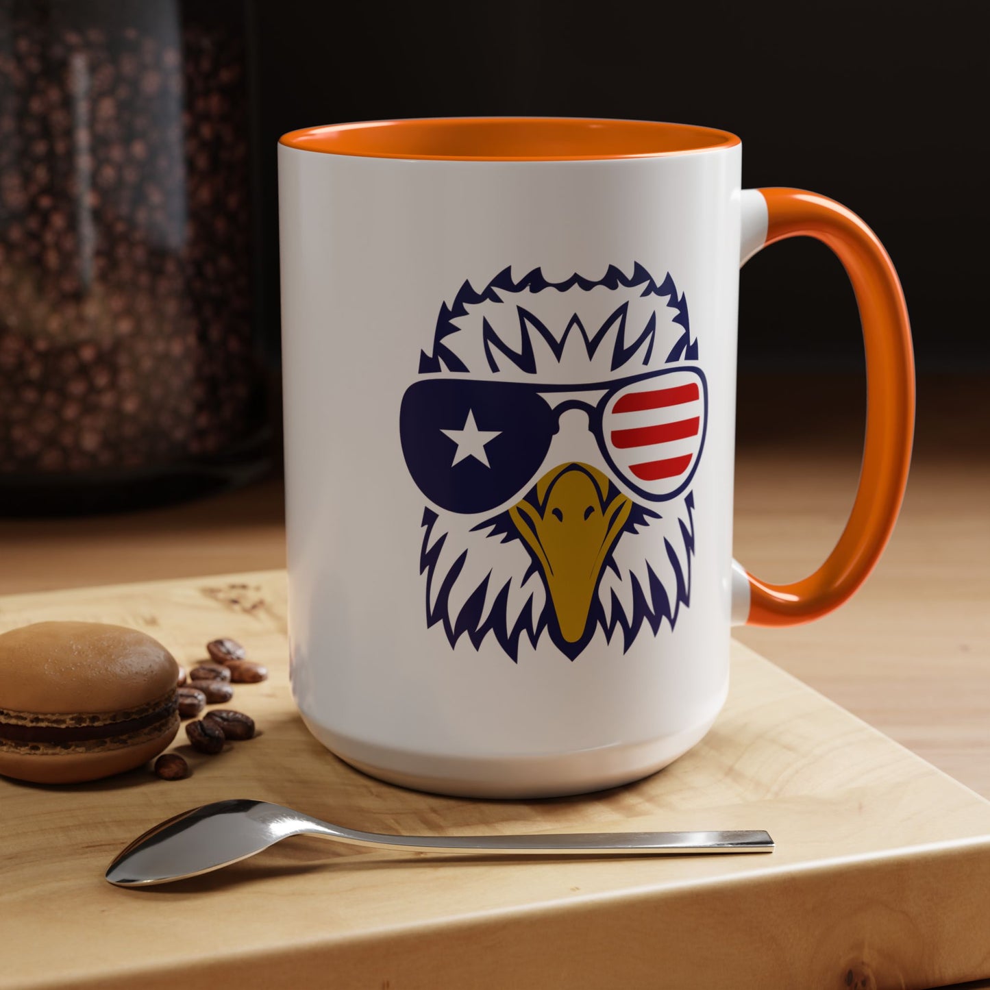 4th of July Mug - Cool American Eagle