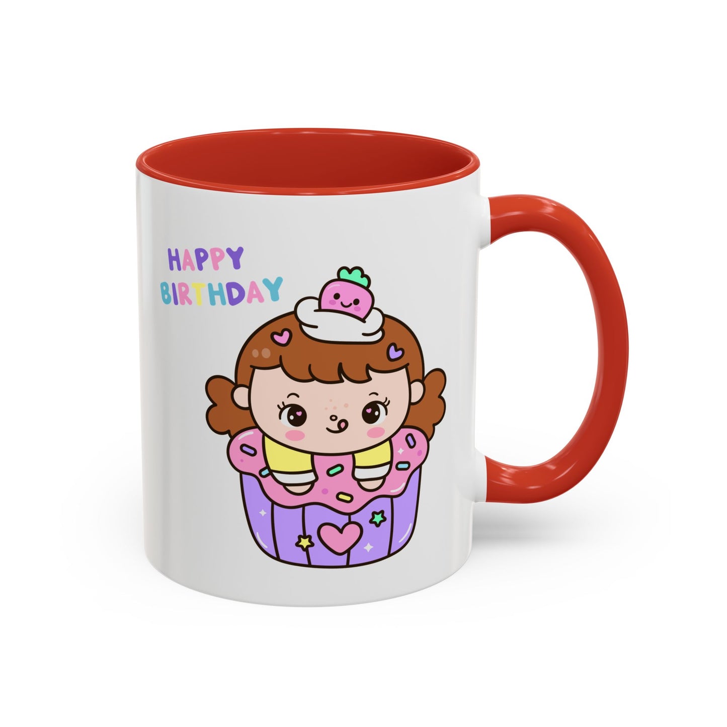 Birthday Mug - Cute Girl Cupcake