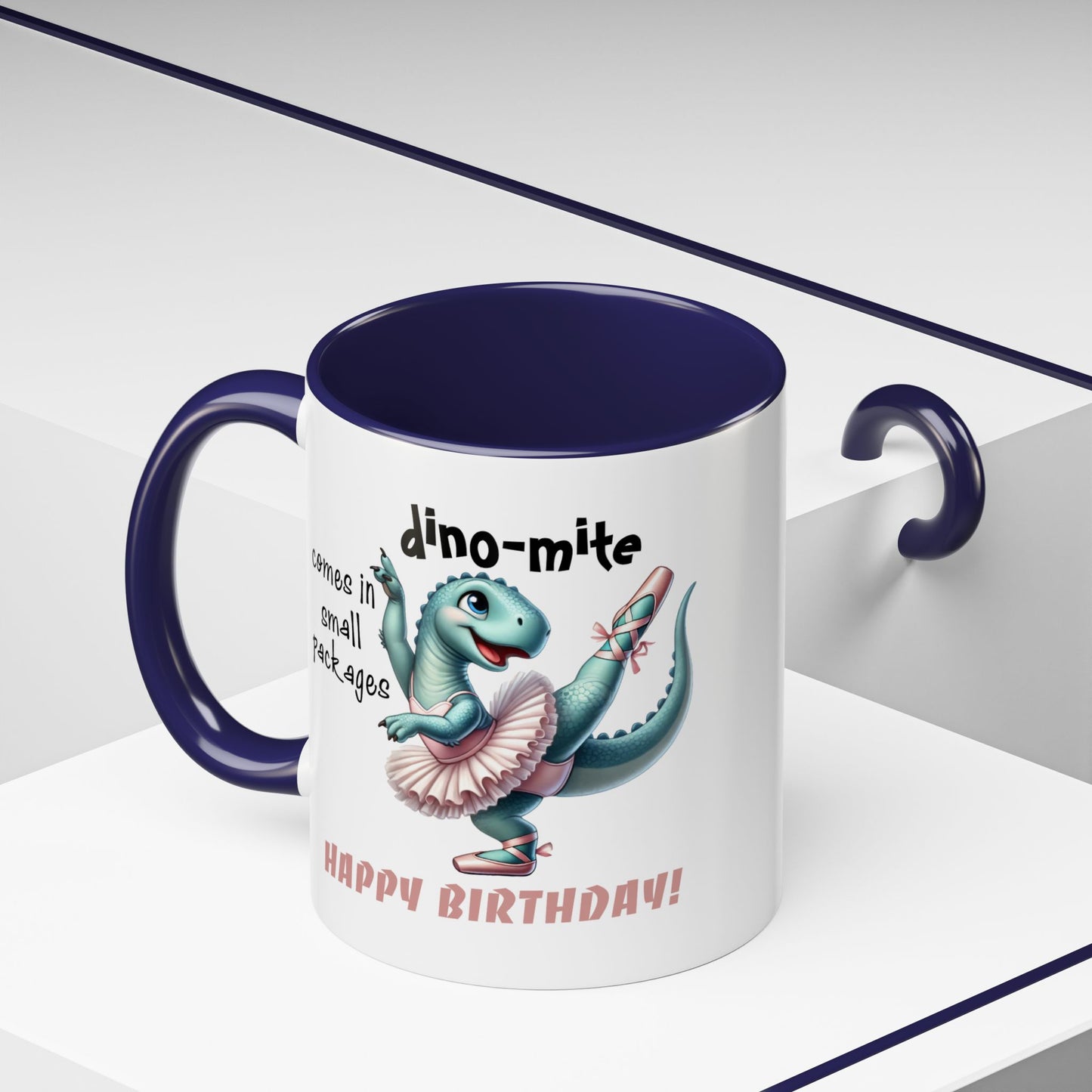 Birthday Mug - Dino-mite (Girl)