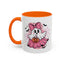 Halloween Mug - Ghost With Pink Bow