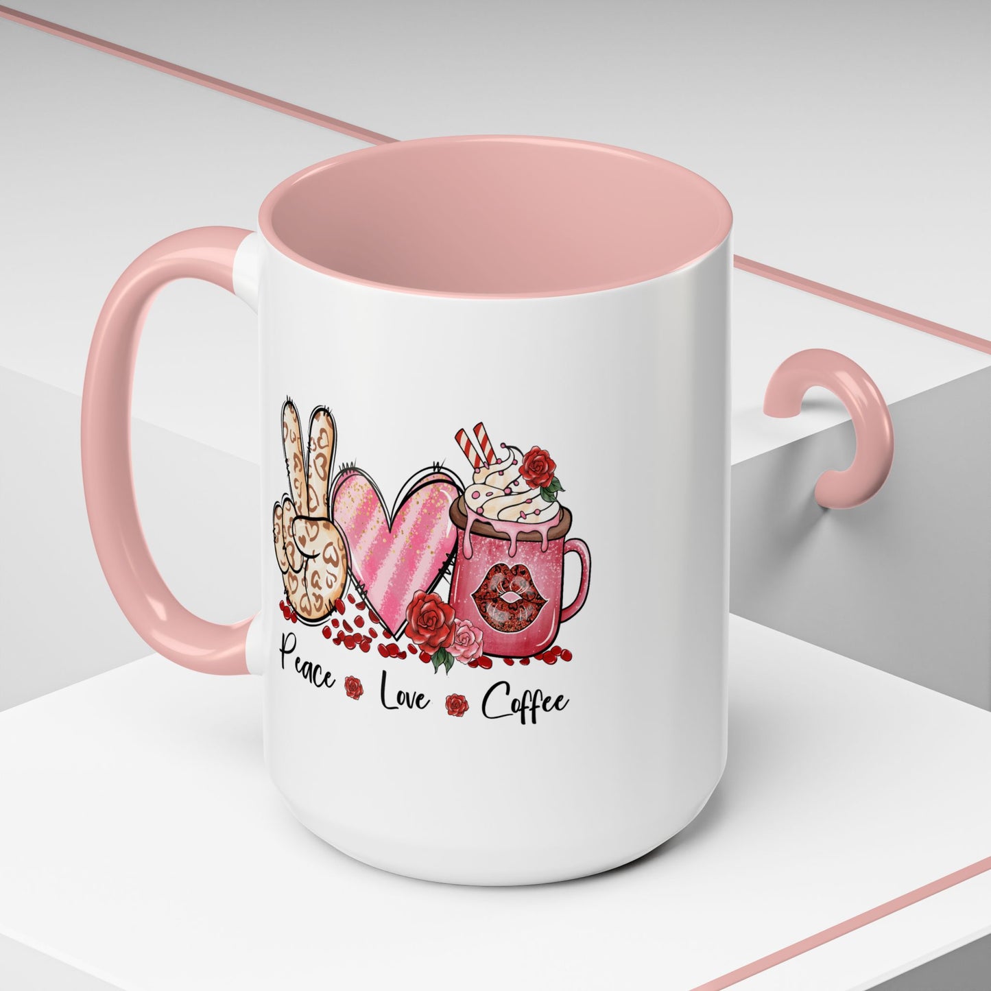 Humor Mug - Peace Love Coffee