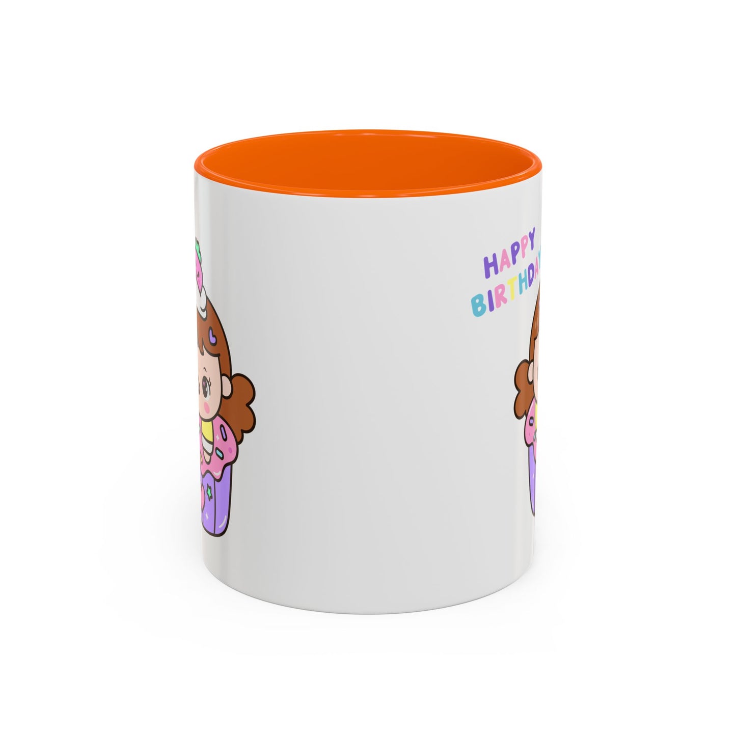 Birthday Mug - Cute Girl Cupcake