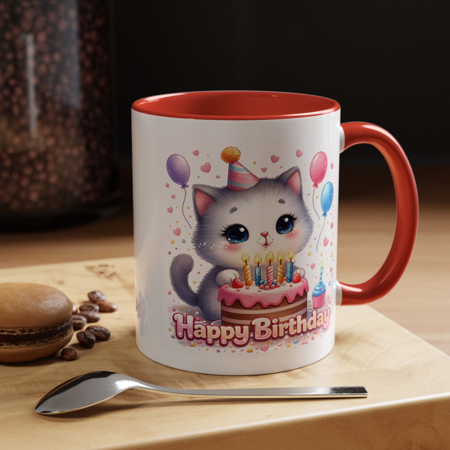 Birthday Mug - Birthday Kitty