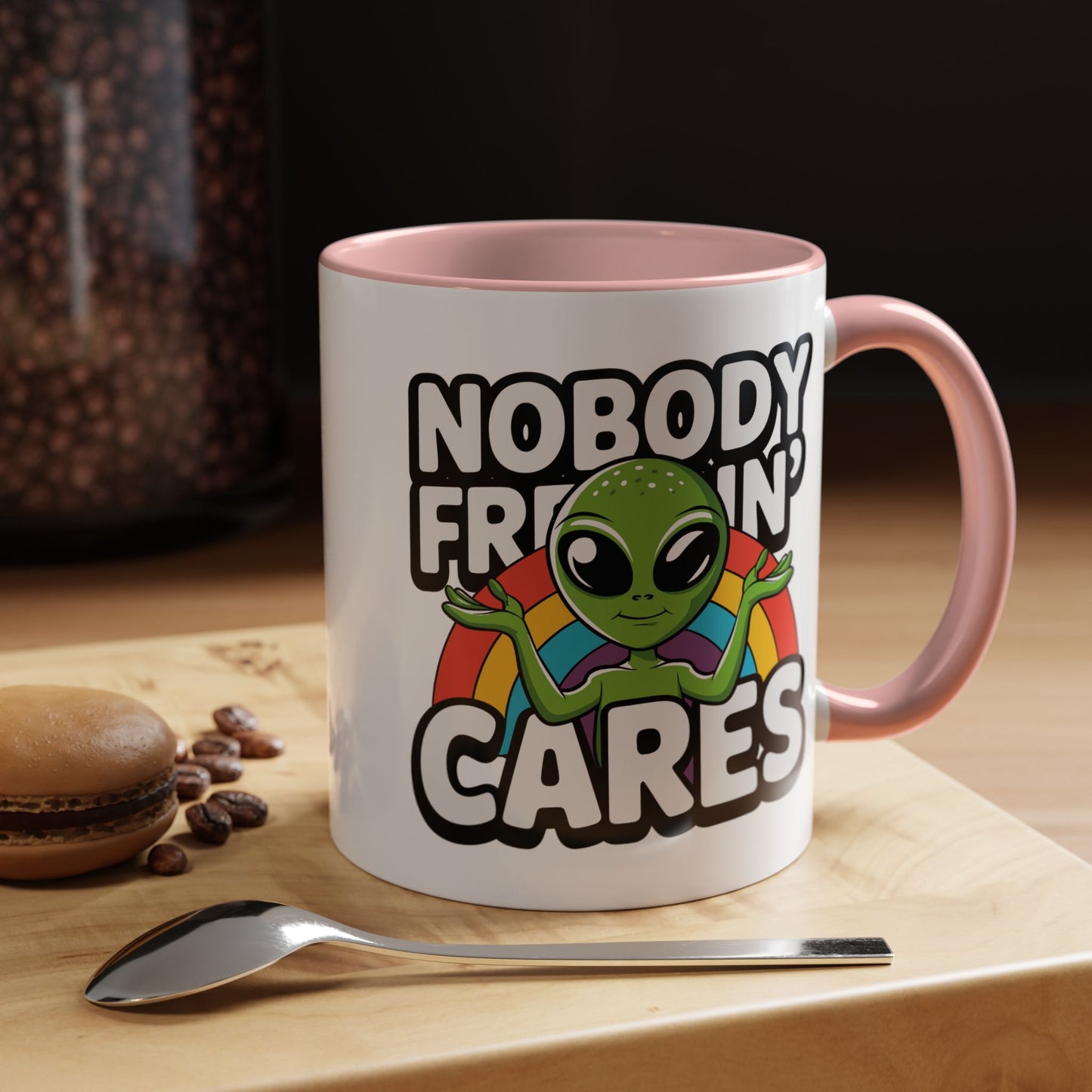 Alien Mug - Nobody Freakin Cares