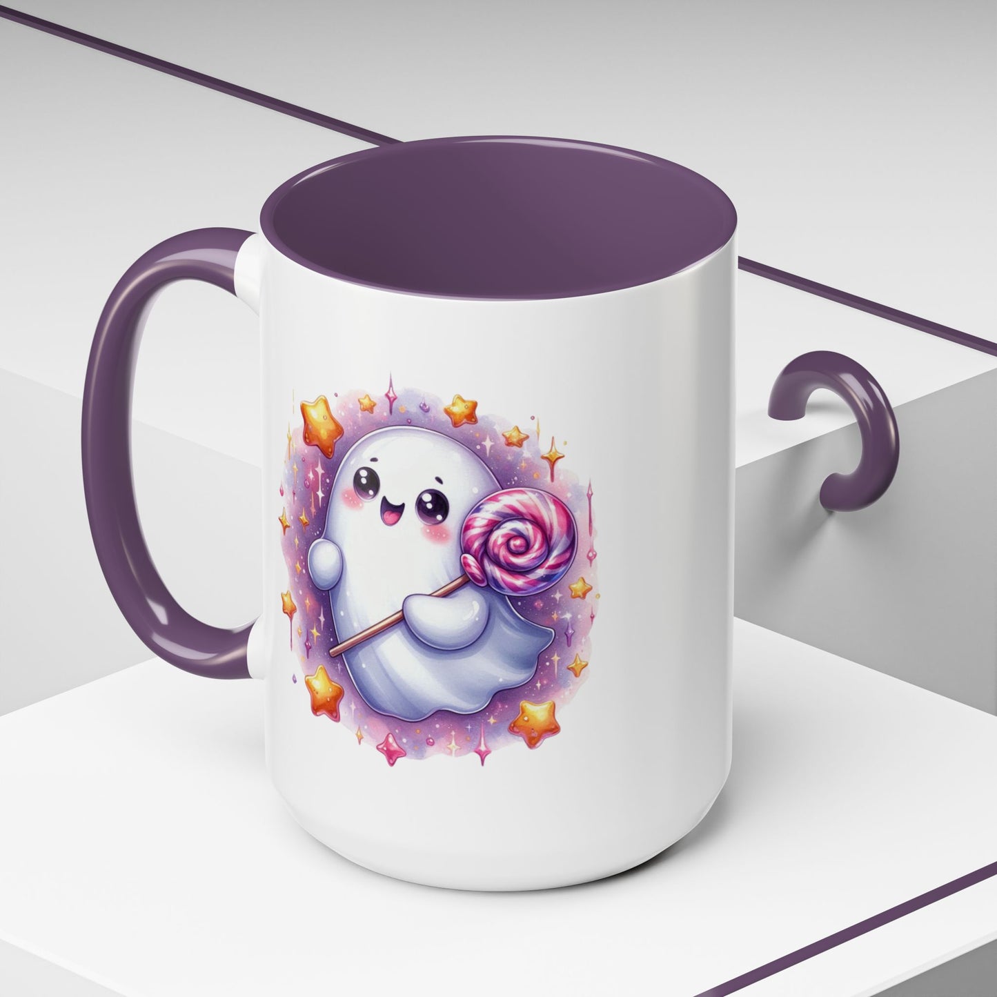 Halloween Mug - Spooky Ghost With Lolly