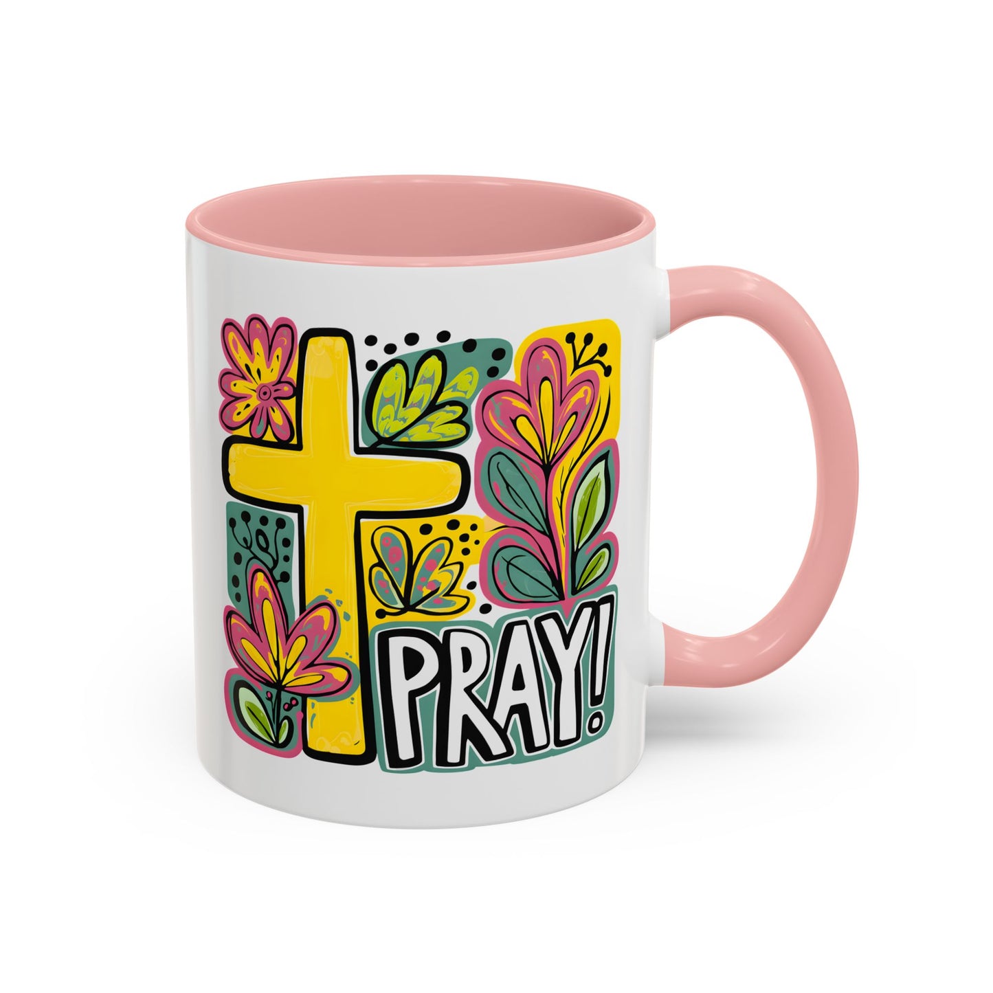 Religious Mug - Pray Cross