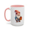 Christmas Mug - Old Gnome with Present