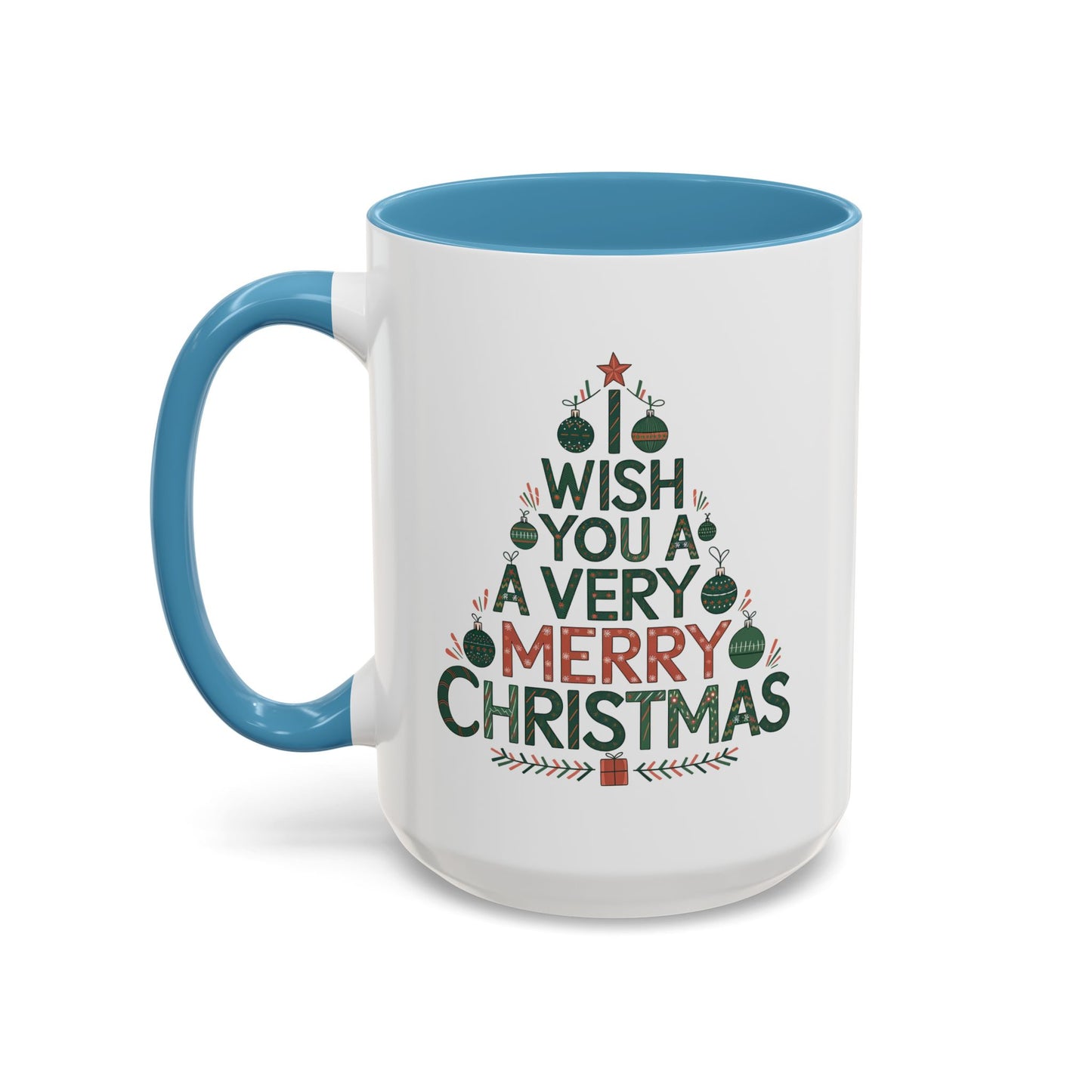 Christmas Mug - I Wish You a Merry Christmas Tree