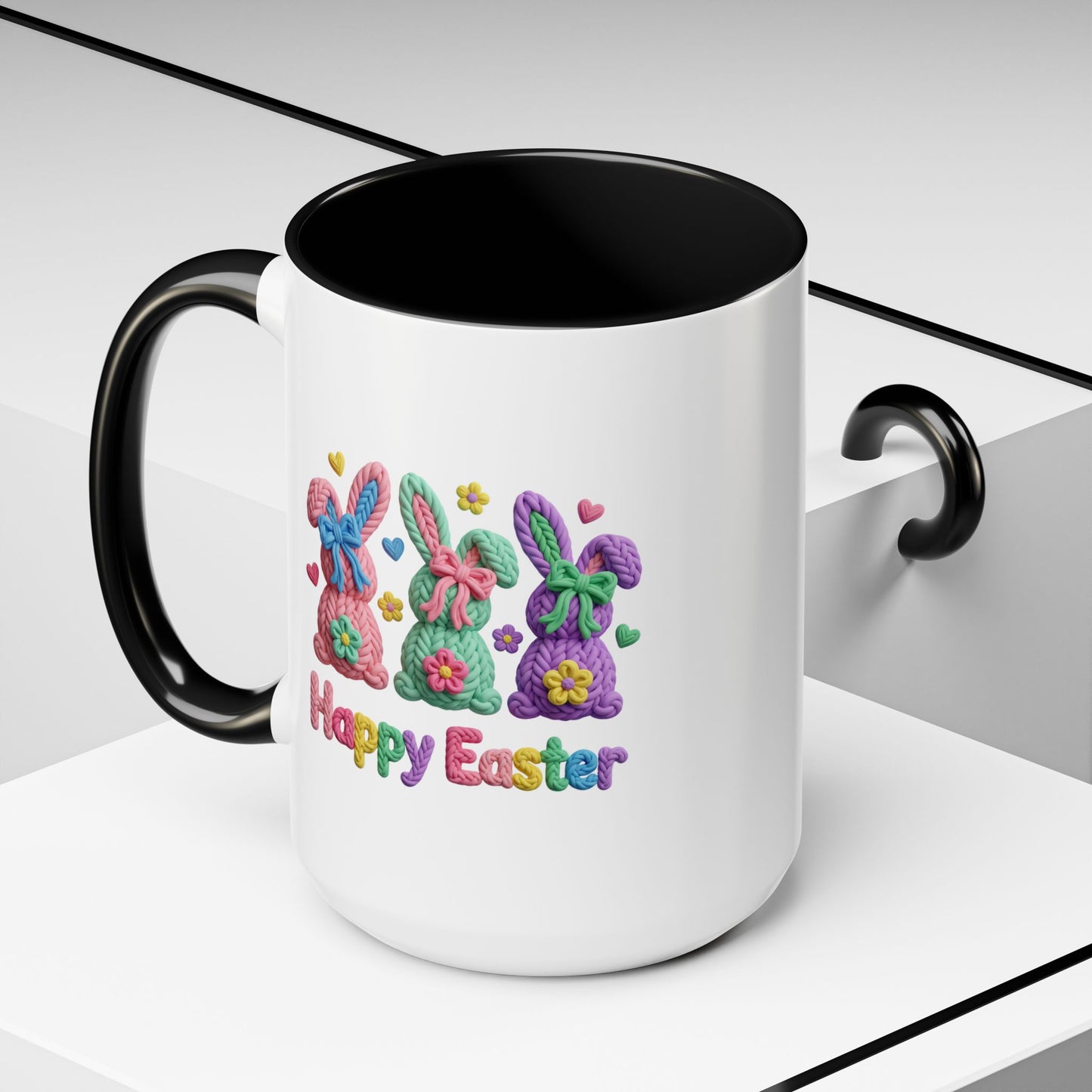 Easter Mug - Crochet Bunnies