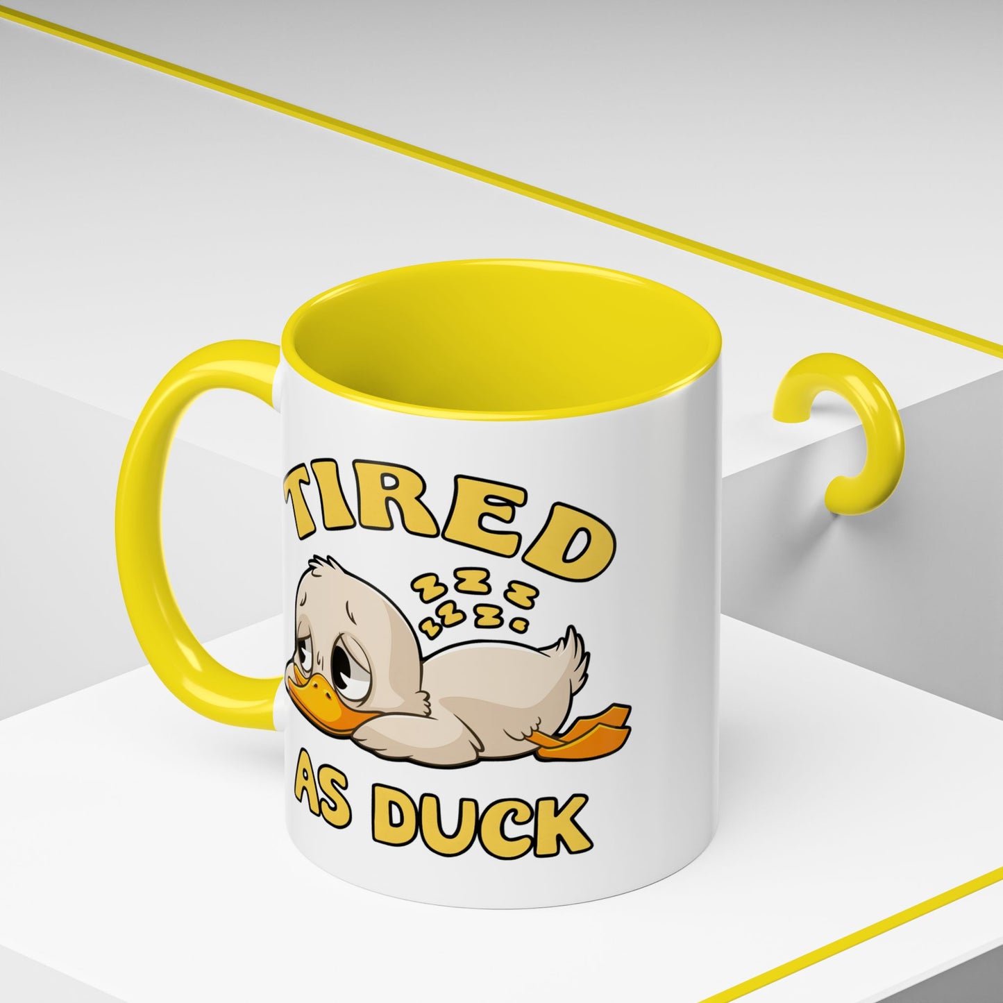 Humor Mug - Tired As Duck
