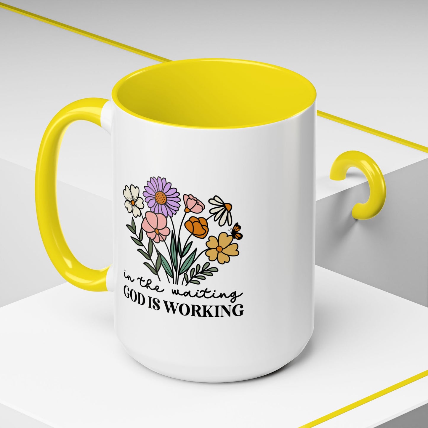 Religious Mug - In The Waiting