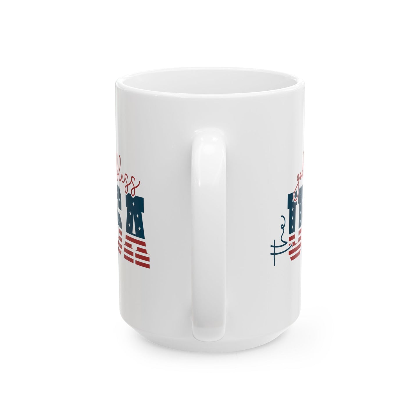 4th of July Mug - God Bless the USA