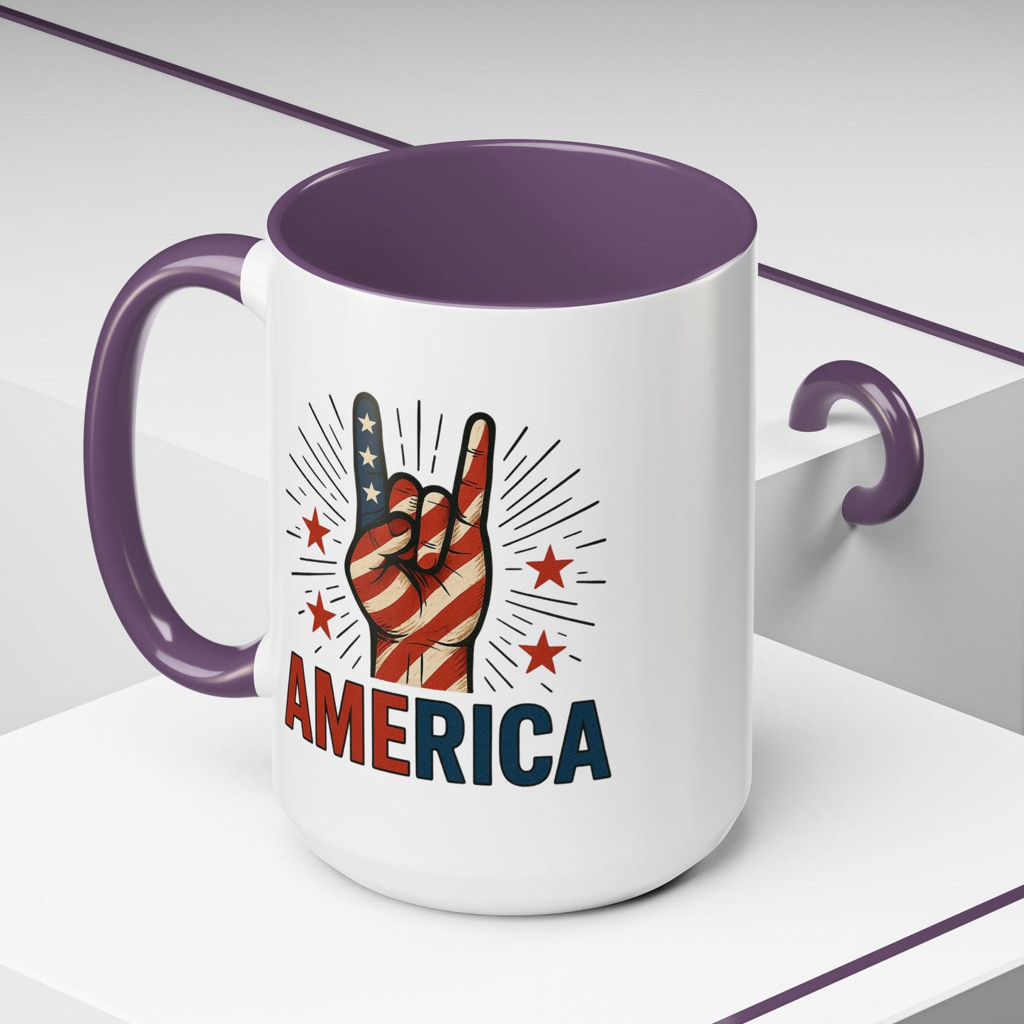 4th of July Mug - America Rock On
