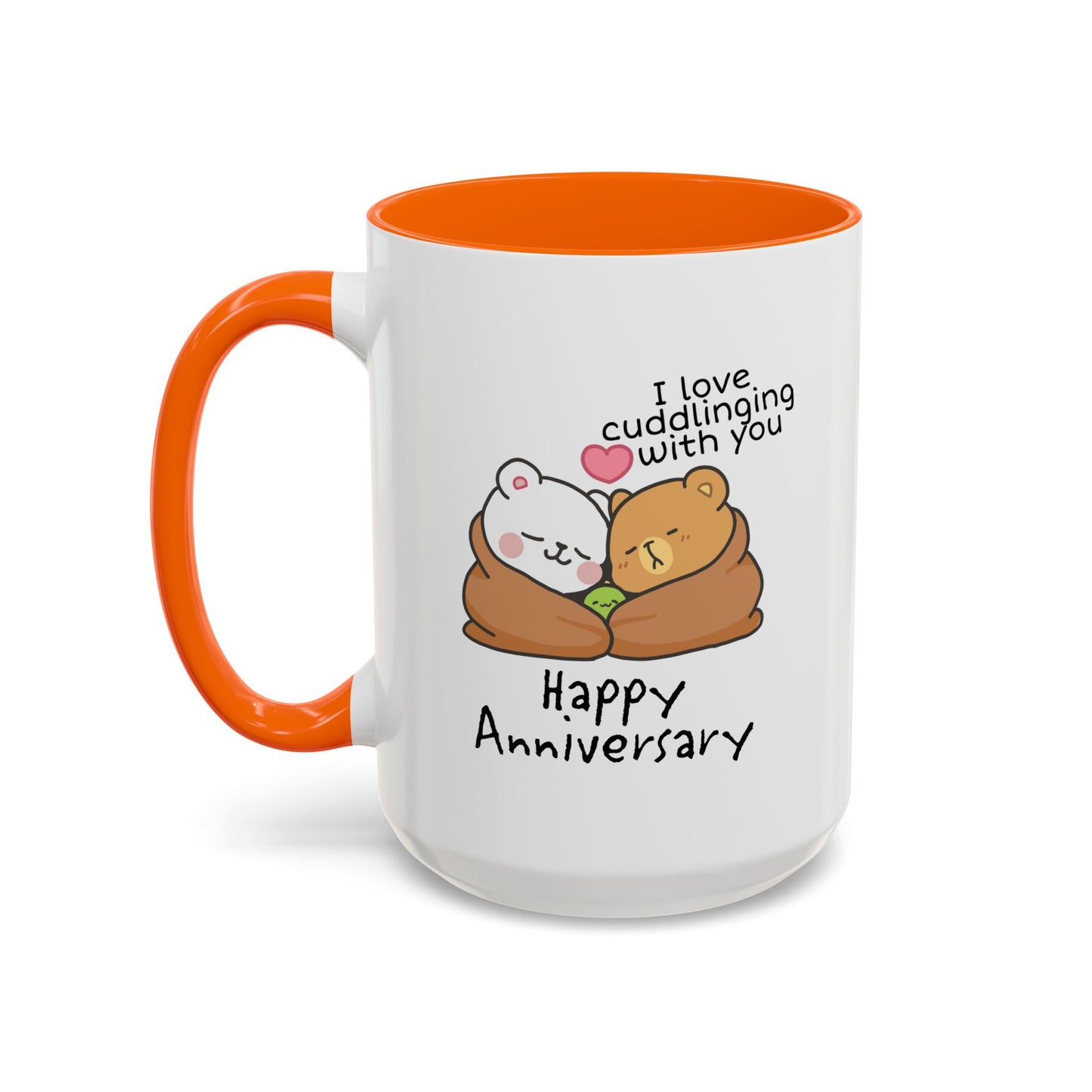 Anniversary Mug - I Love Cuddling With You