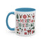 Christmas Mug - Merry Christmas Red White & Green Text Collage