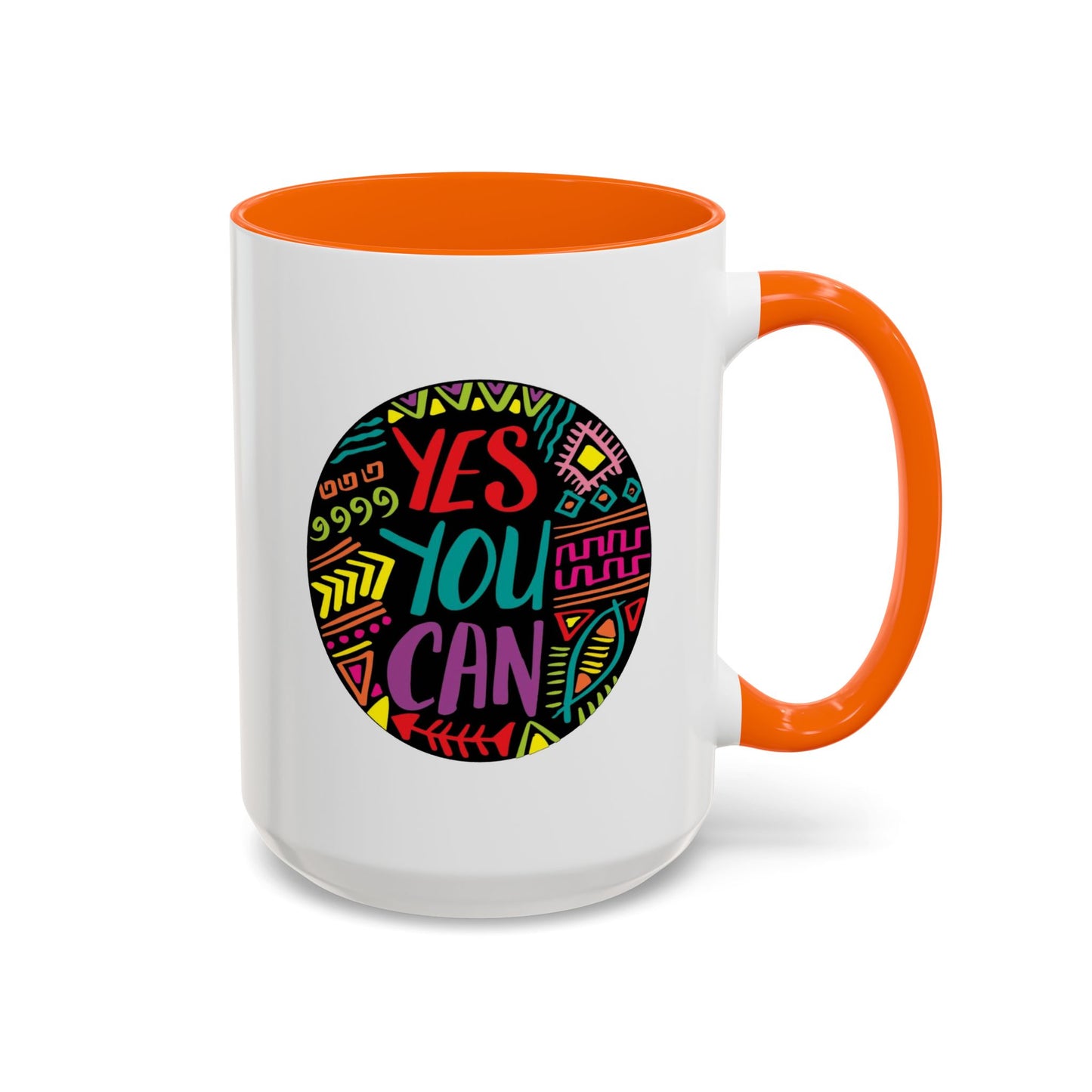 Motivation Mug - Yes You Can Badge