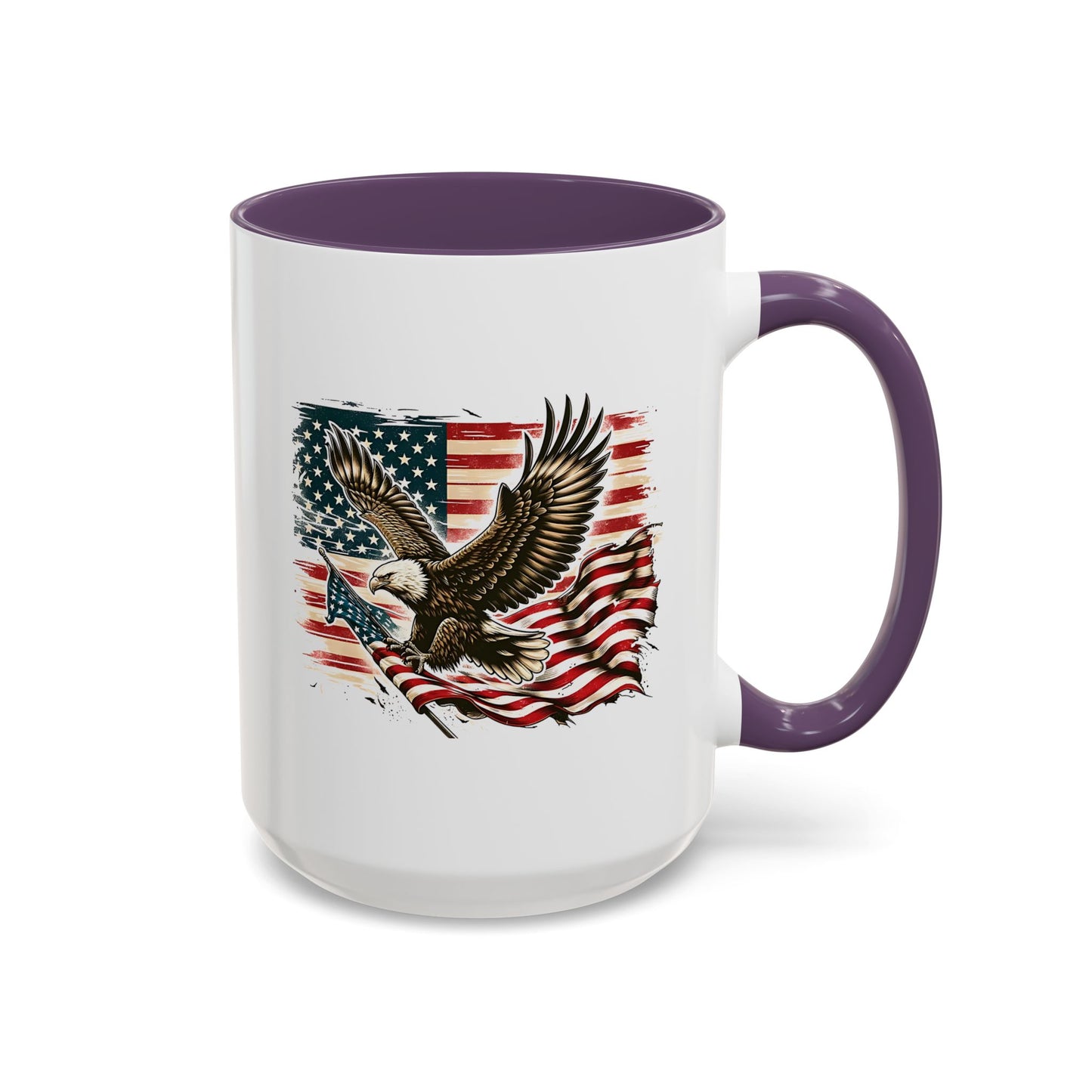 4th of July Mug - American Bald Eagle Flag 9