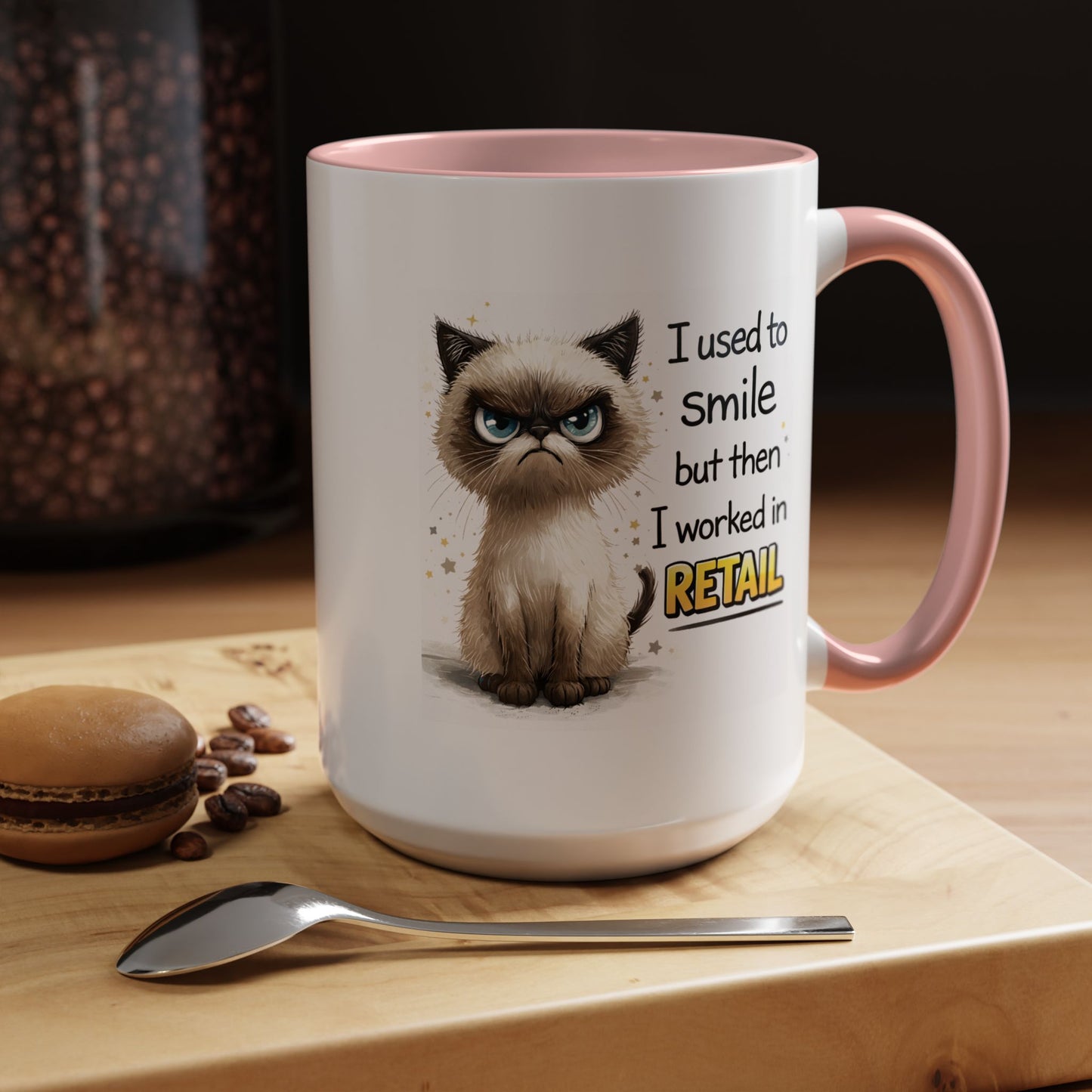 Humor Mug - I Used To Smile
