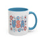 4th of July Mug - USA Preppy Floral