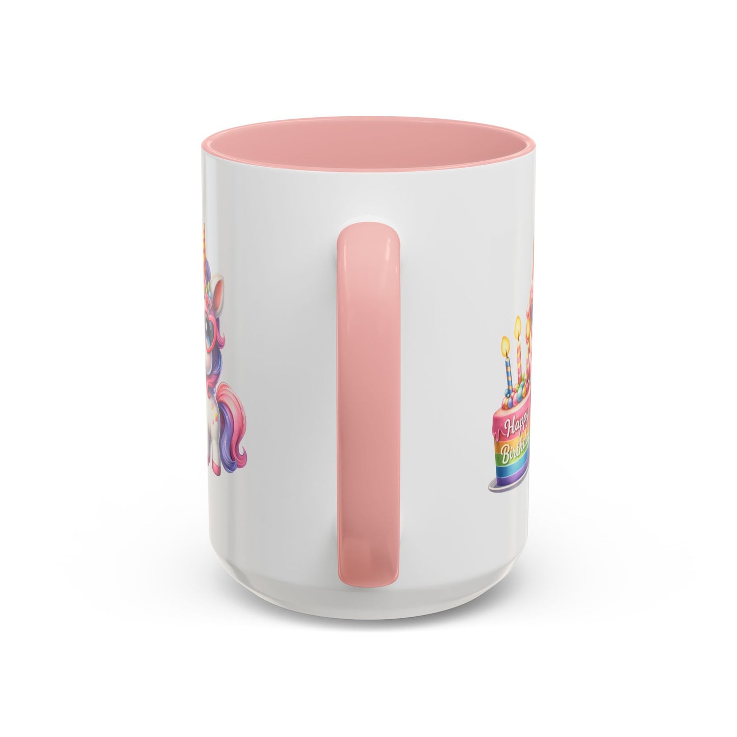 Birthday Mug - Unicorn Candles
