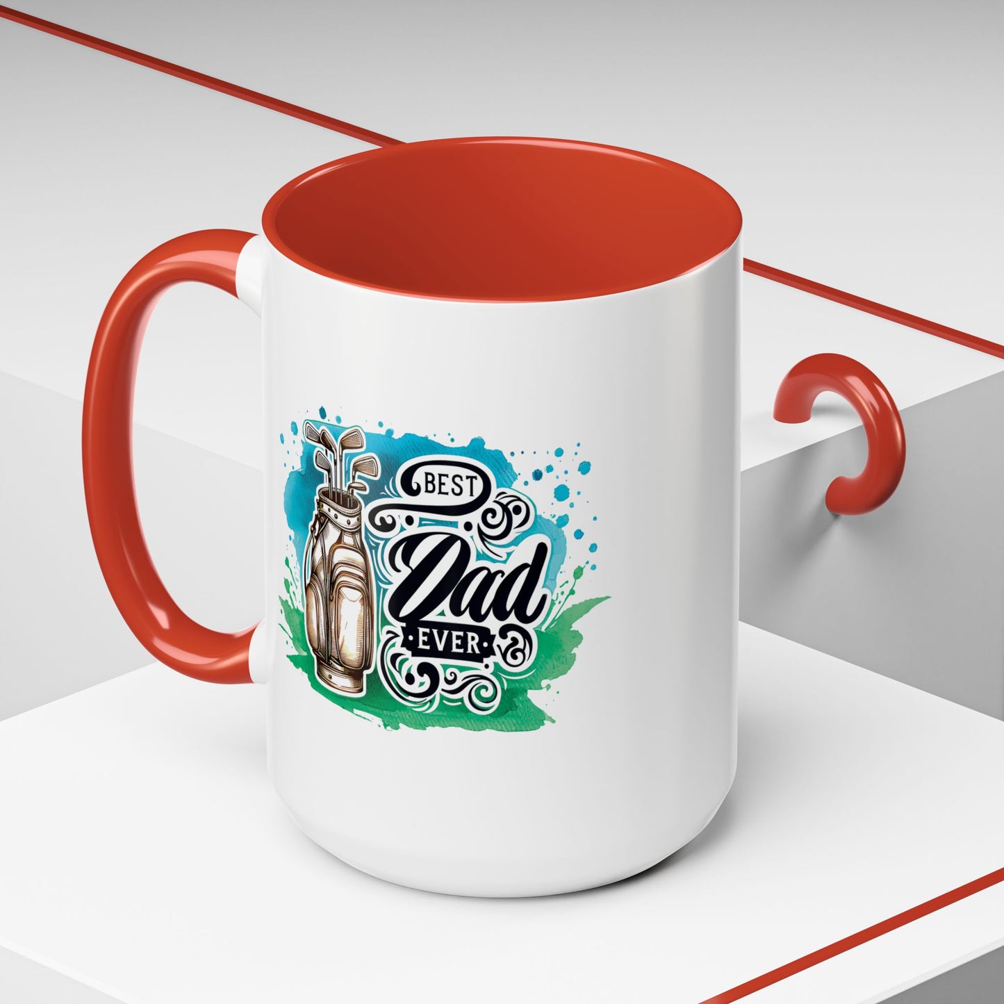 Father's Day Mug - Best Dad Ever Golf