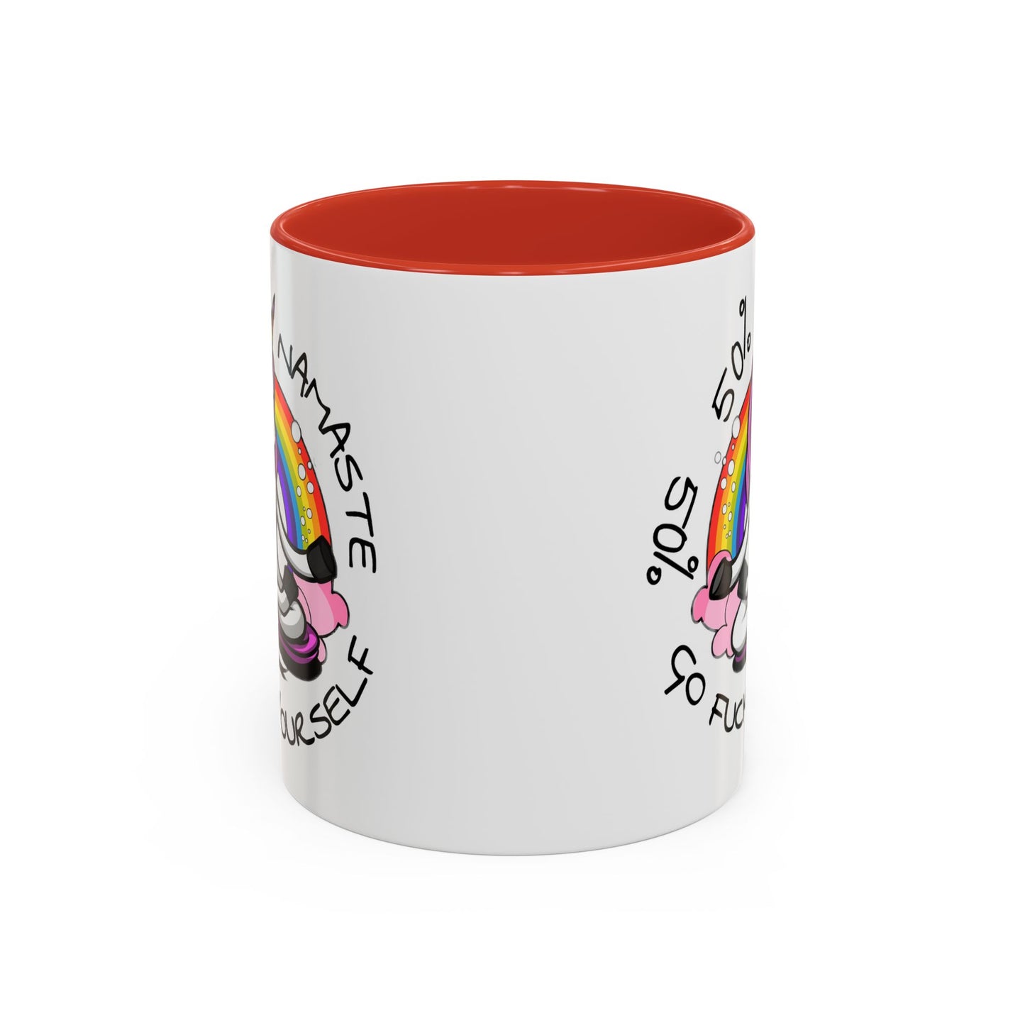 Adult Mug - 50% Namaste 50% Go Fuck Yourself