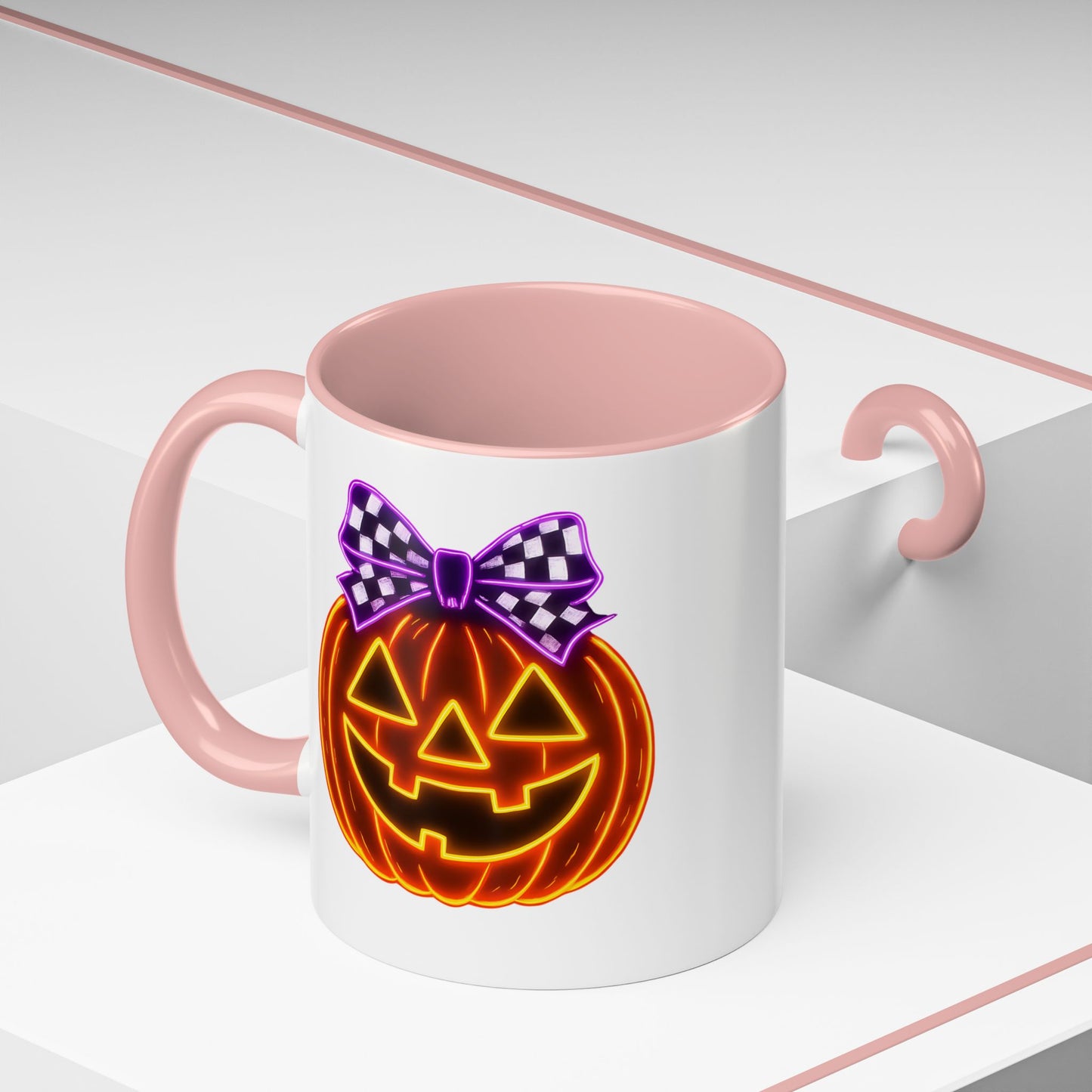 Halloween Mug - Purple Bow's Pumpkin