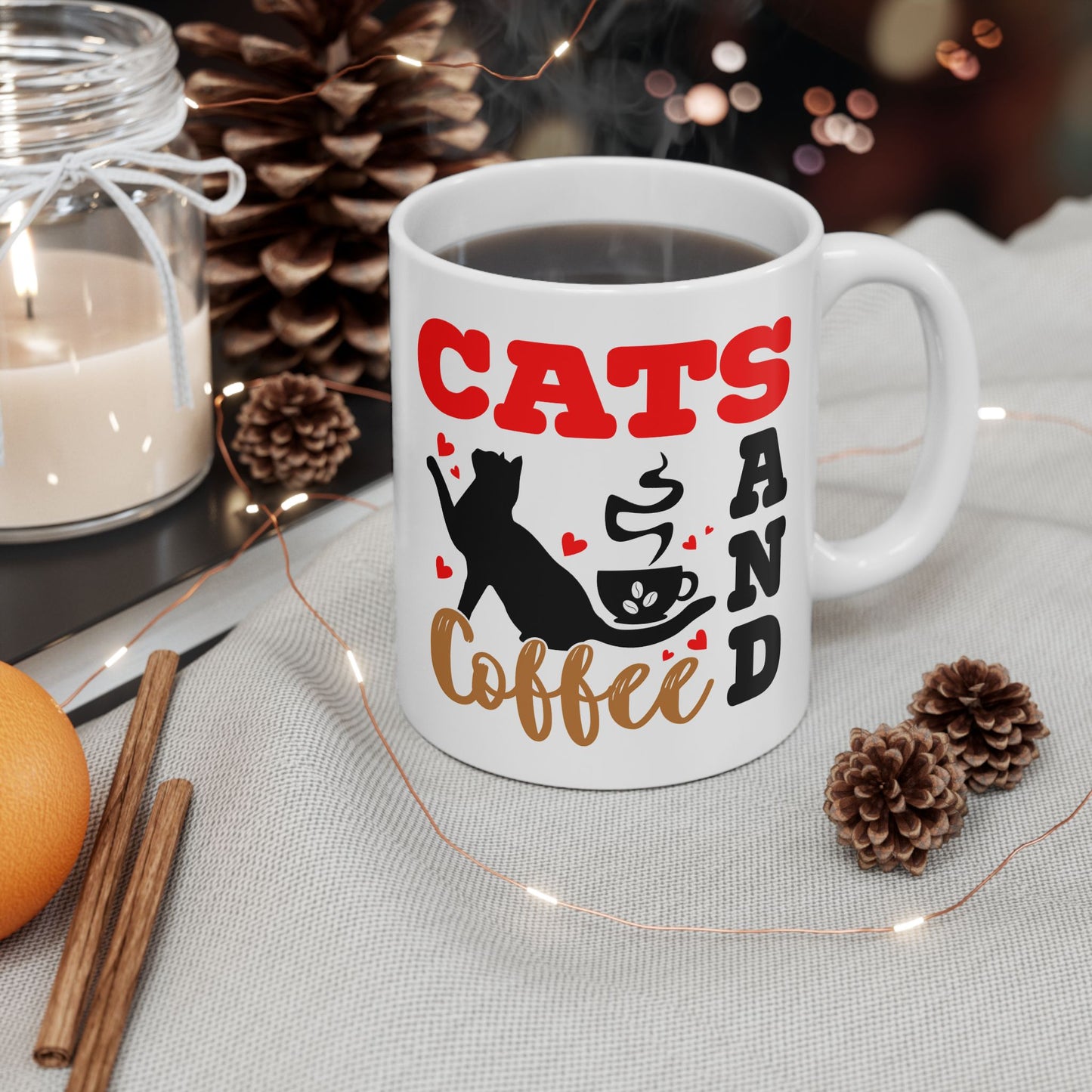 Animal Mug - Cats and Coffee