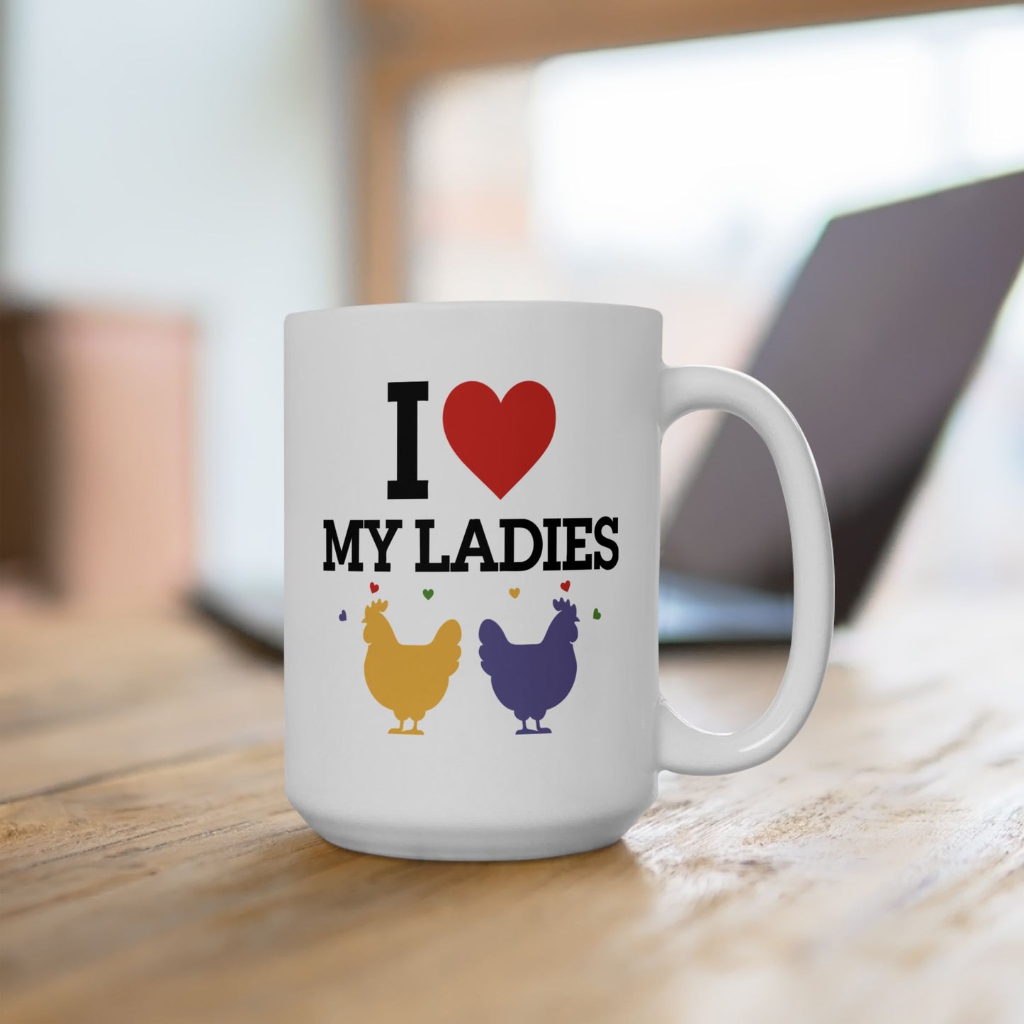 Adult Mug - I Love My Ladies