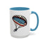 4th of July Mug - Airborne Soldier Parachute Flag