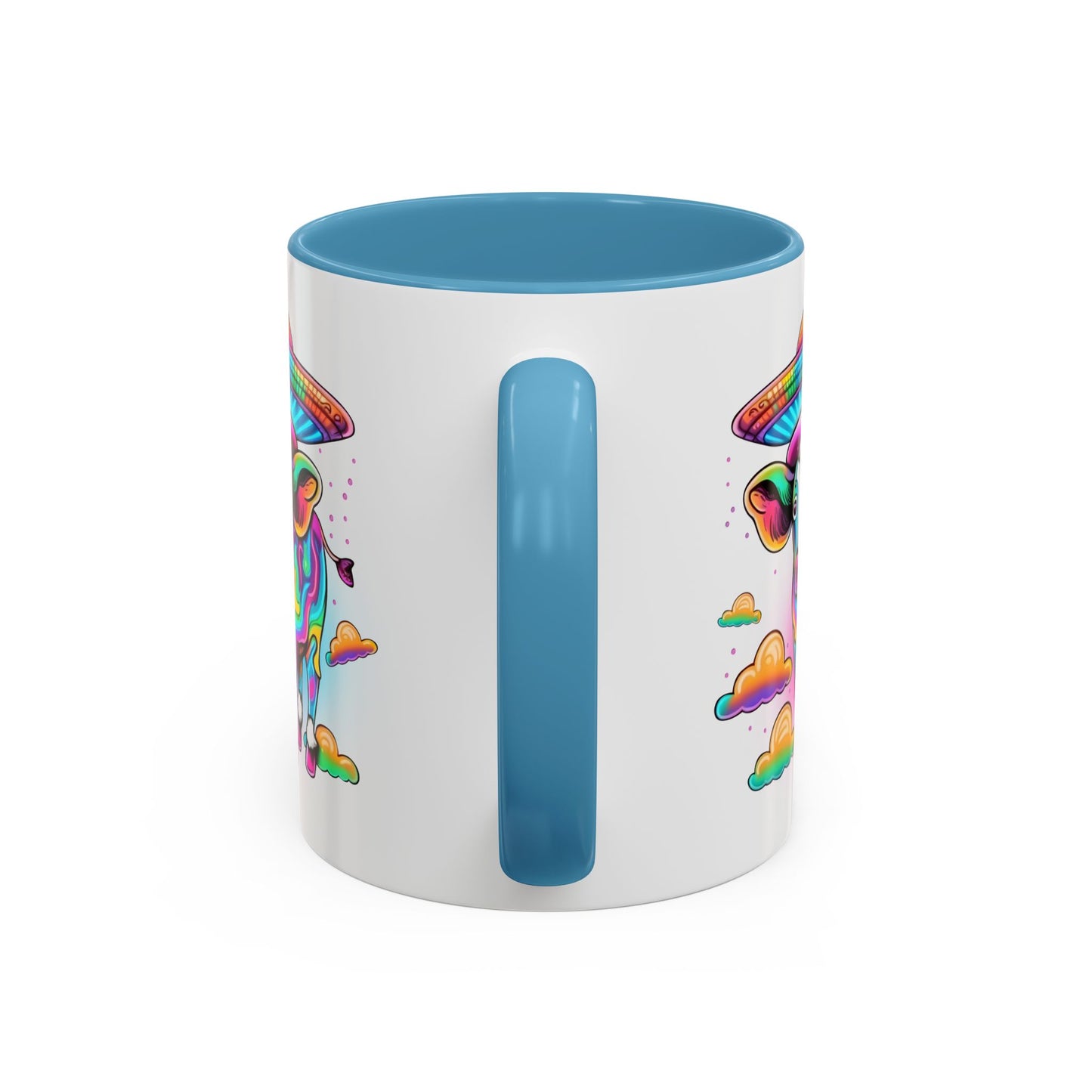 Alien Mug - Multicoloured Cow