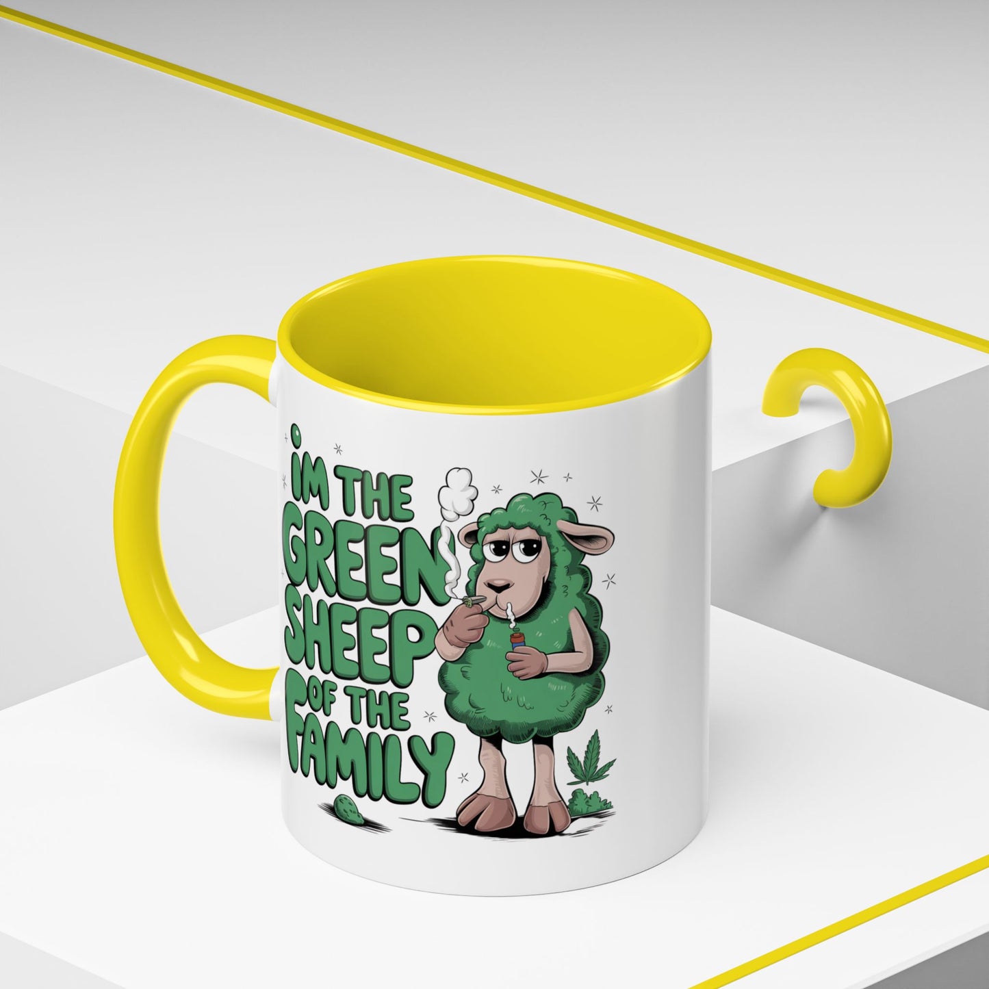 Adult Mug - I'm The Green Sheep
